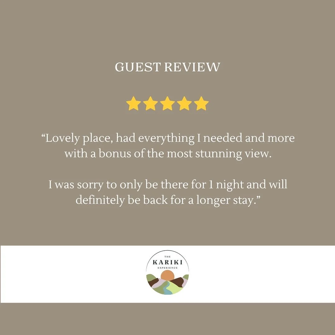 We love hearing that our guests enjoyed their stay at the KARIKI VILLA 🏠🤗