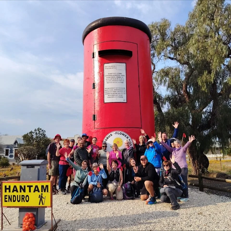 She did it!! Sandra completed the Hantam enduro. 136km in 7 days done and dusted 👏🏼👏🏼

It is a Camino hiking event that takes participants through the unique landscapes of the Tankwa Camino region 🇿🇦
In order to prepare for this we shifted our 