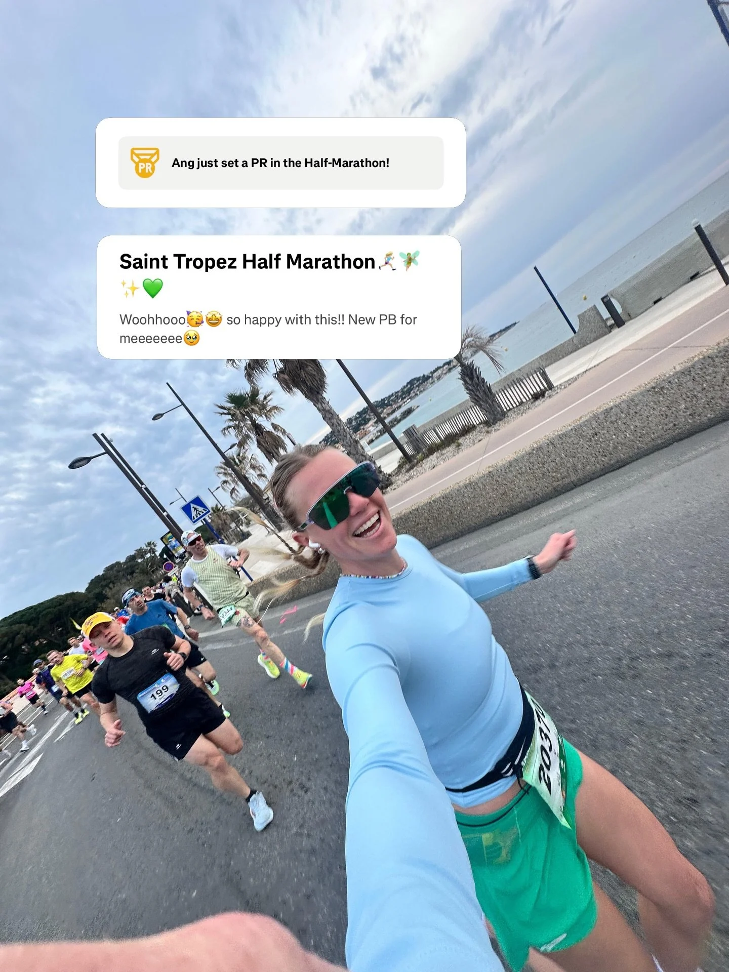 ❤️&zwj;🔥❤️&zwj;🔥❤️&zwj;🔥 &ldquo;1:31 babyyy!!!&rdquo; 
Angela has gone and done that - such a great run from this athlete ⚡️🌟 

Wow wow wow - all the work and training came together!! Shaving a whooping 23 minutes off her previous HM time 🫠😮&zw