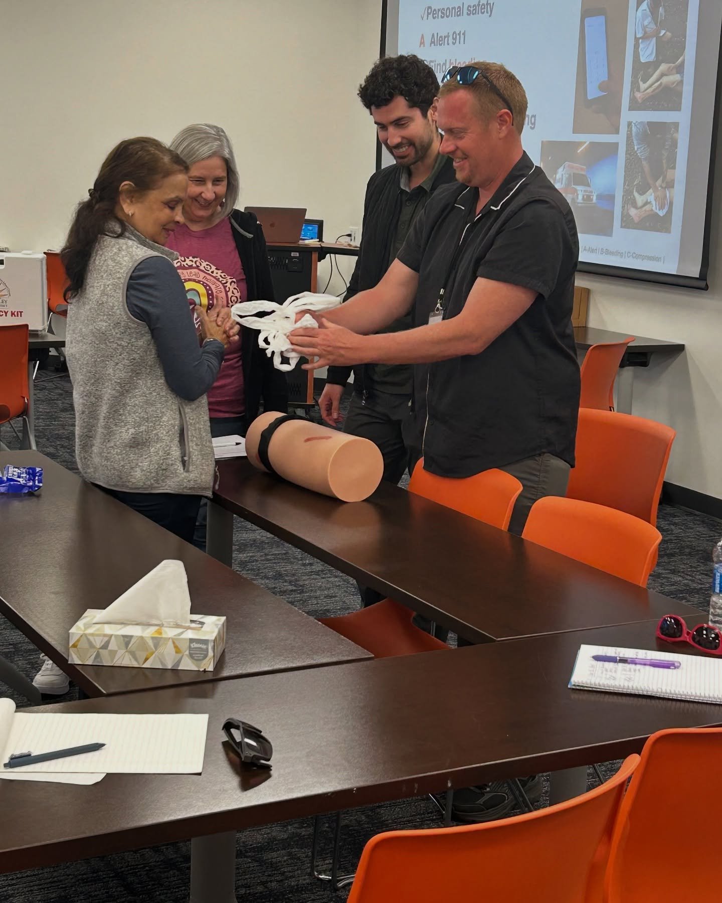 Emergency Management Safety Partners conducted #SearchAndRescue and #StopTheBleed training for teachers and staff at  @chinovalleyusd as part of a comprehensive, year-long #EmergencyManagement program. This initiative is designed to enhance #SafeScho