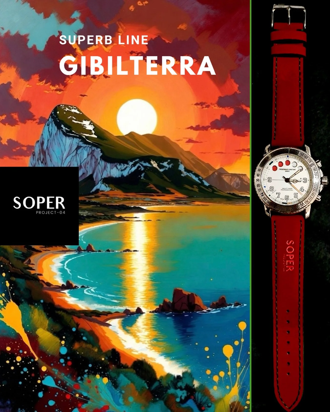 🛫 🛫

GIBILTERRA by SOPER Project-04 | SUPERB Line 🟢

🪄 Contemporary &amp; Sustainable Evolution of Frederique Constant, Yacht Timer (1086604)

❌ SOLD OUT

#soper #gibraltar #sustainablefashionbrand #emotionalstorytelling #frederiqueconstant