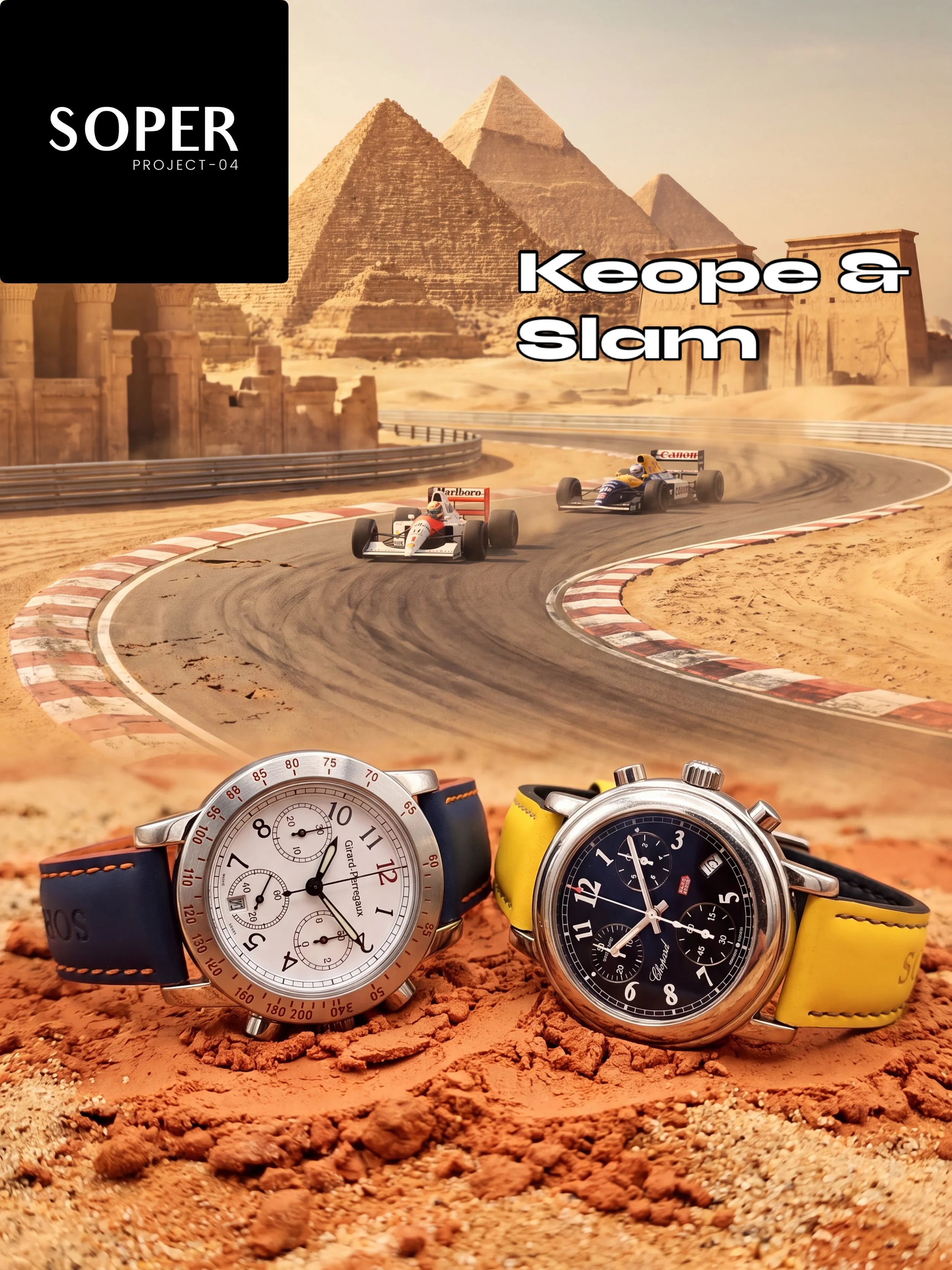 🏎️ 🏎️ 🏎️

🔥 ENJOY THE COMPETITION 🔥 

with ⬇️ 

🛕KEOPE | Sustainable Evolution of Girard Perregaux, Chronograph 7001 (7700)

and ↕️

🎾 SLAM | Sustainable Evolution of Chopard, Mille Miglia Chronograph (8900)

#soper #keope #slam #girardperrega