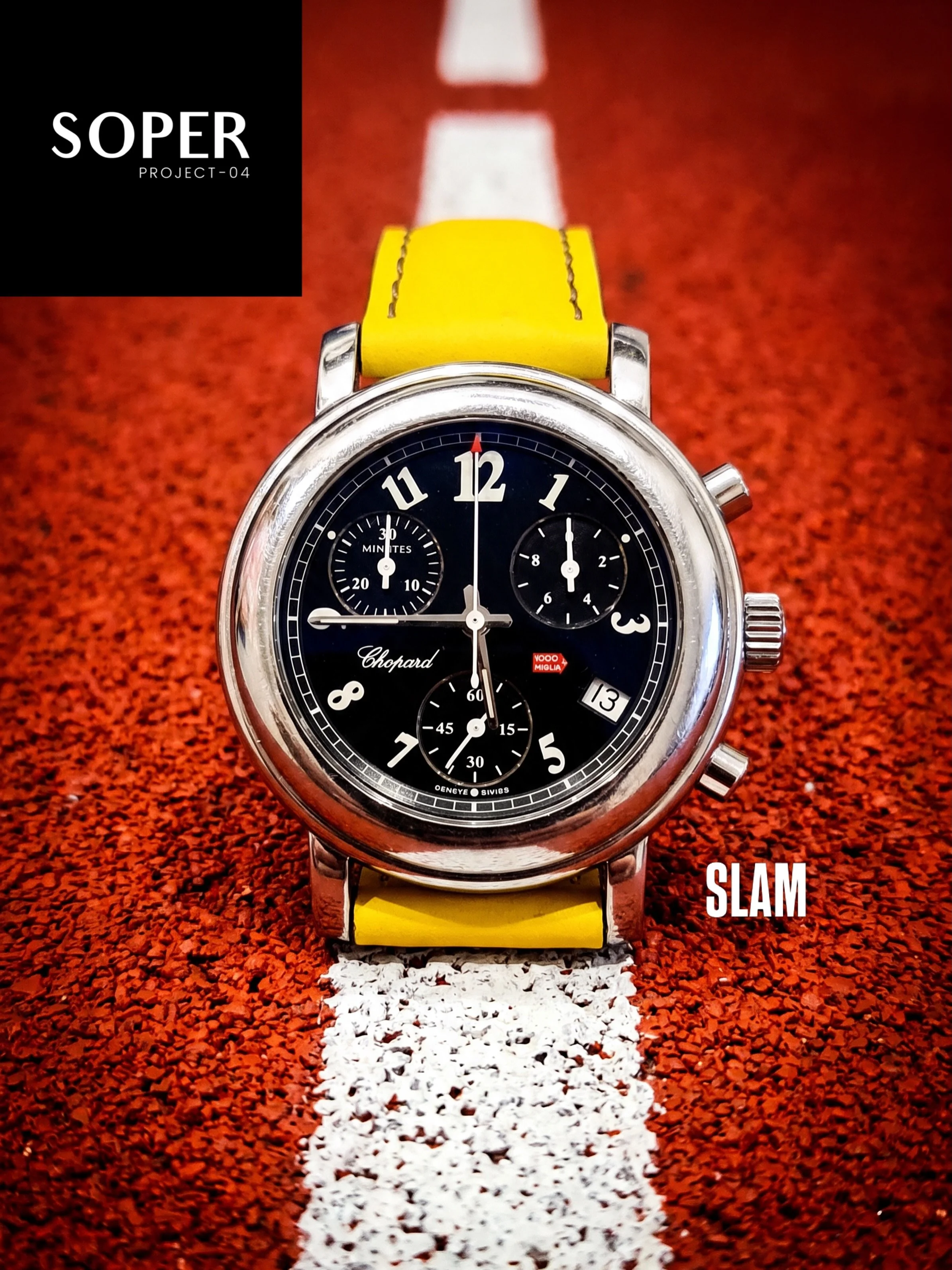 🎾🎾 SLAM 

SOPER | SPECIAL LUXURY PIECE 💎

CONTEMPORARY REINTERPRETATION OF CHOPARD | MILLE MIGLIA CHRONOGRAPH | 8900