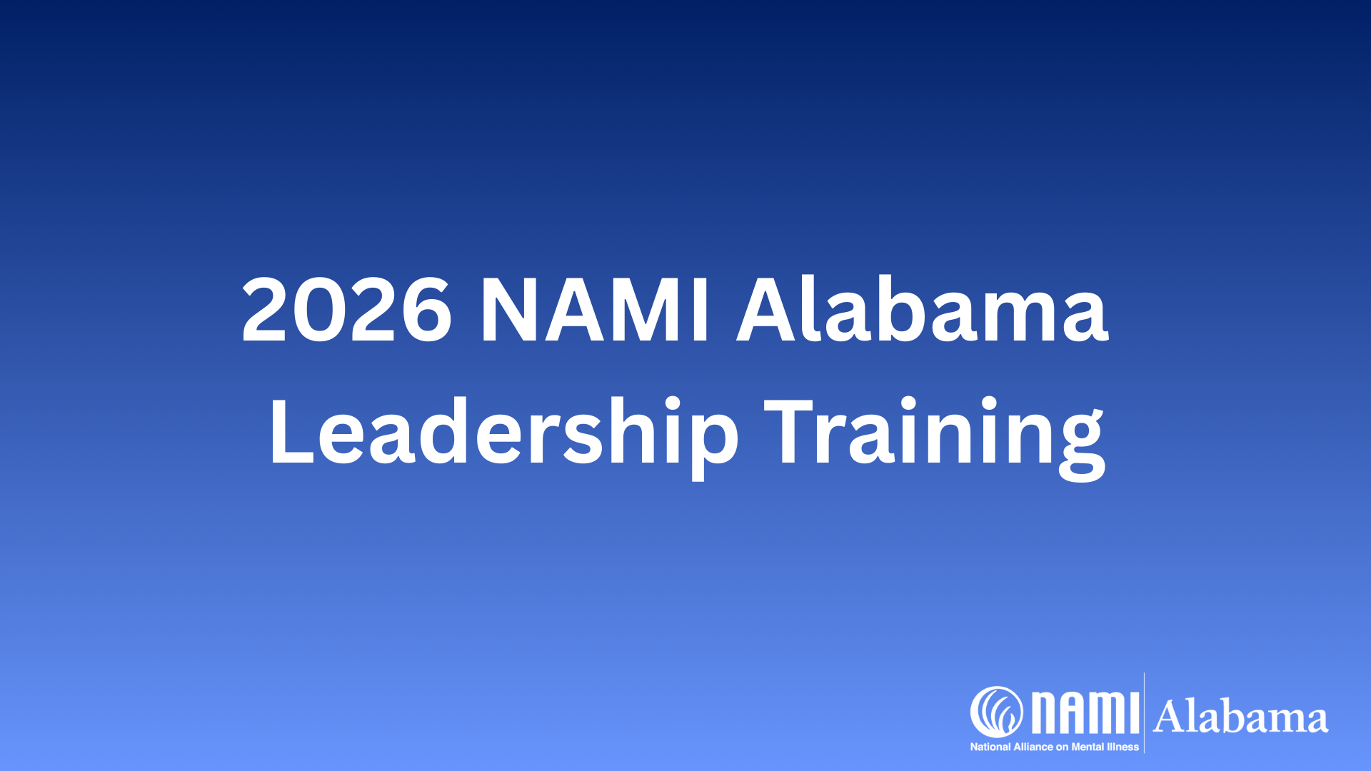 NAMI AL Leadership Conference