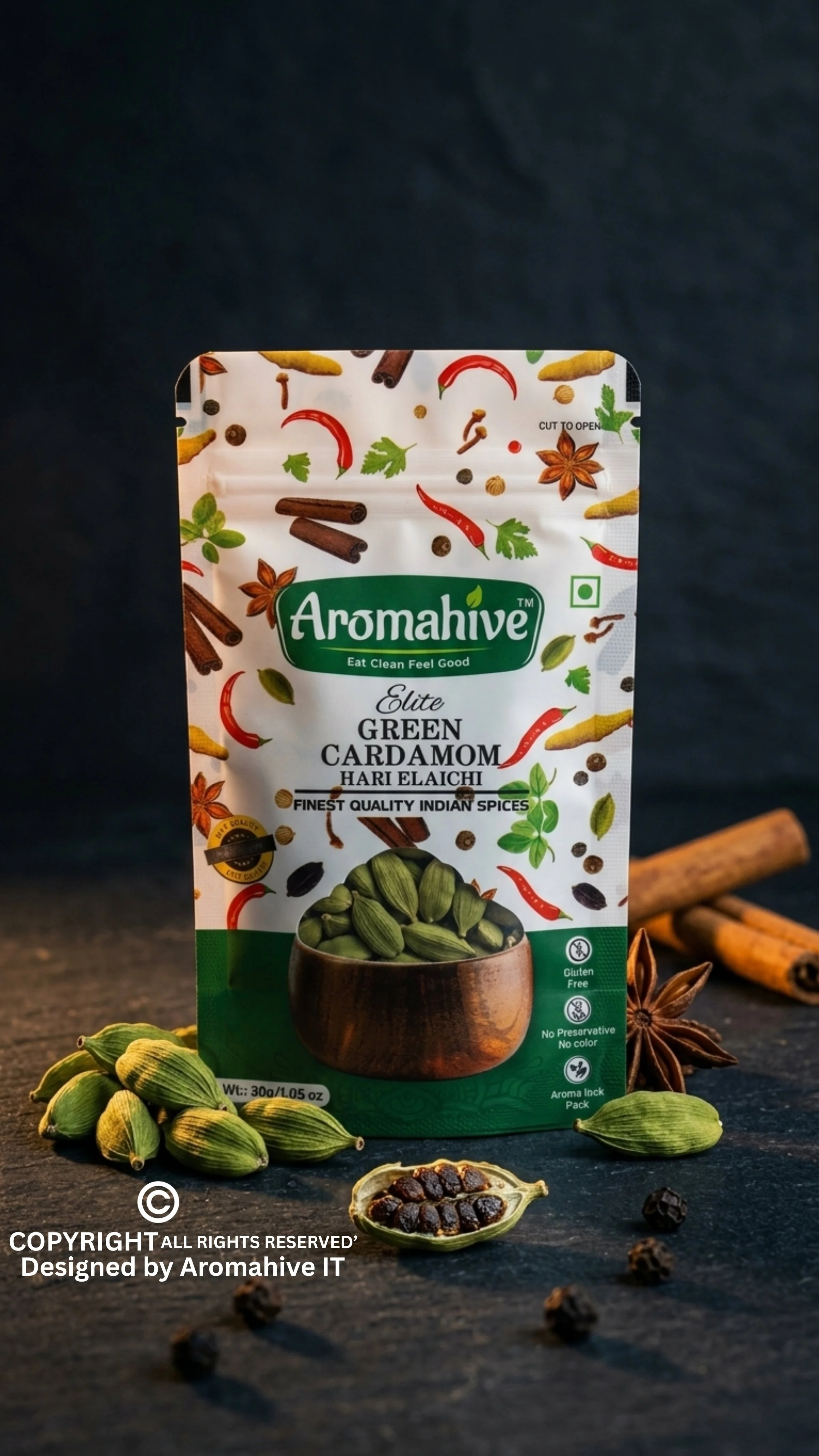Aromahive Elite Green Cardamom