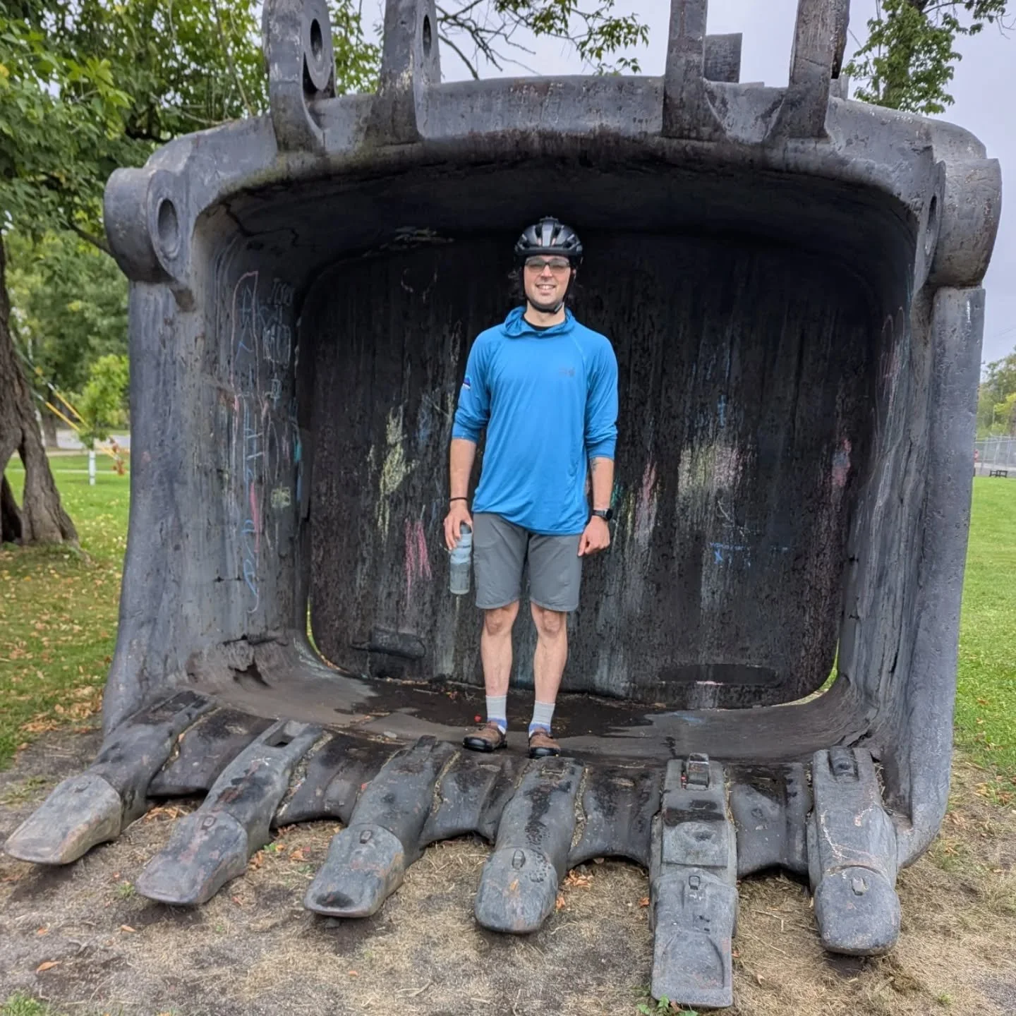 There is so much mining history in Northern Minnesota.

I had the pleasure of riding sections of the Mesabi Trail during this year's Tomassoni Tour. It was a beautiful trail through rolling hills and natural scenery, and also through mining towns. It