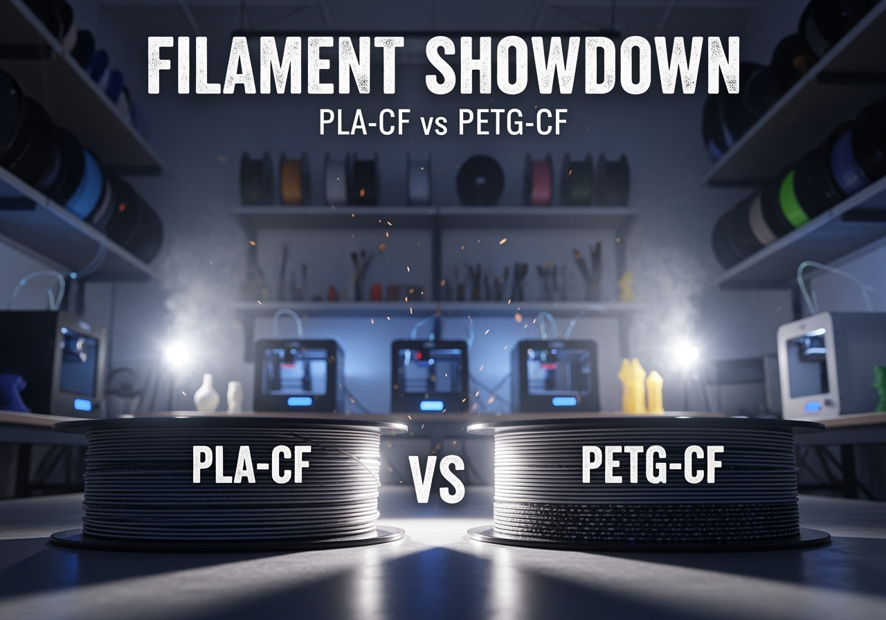 Selecting 3D Printing Materials for Maximum Durability: PLA-CF vs PETG-CF