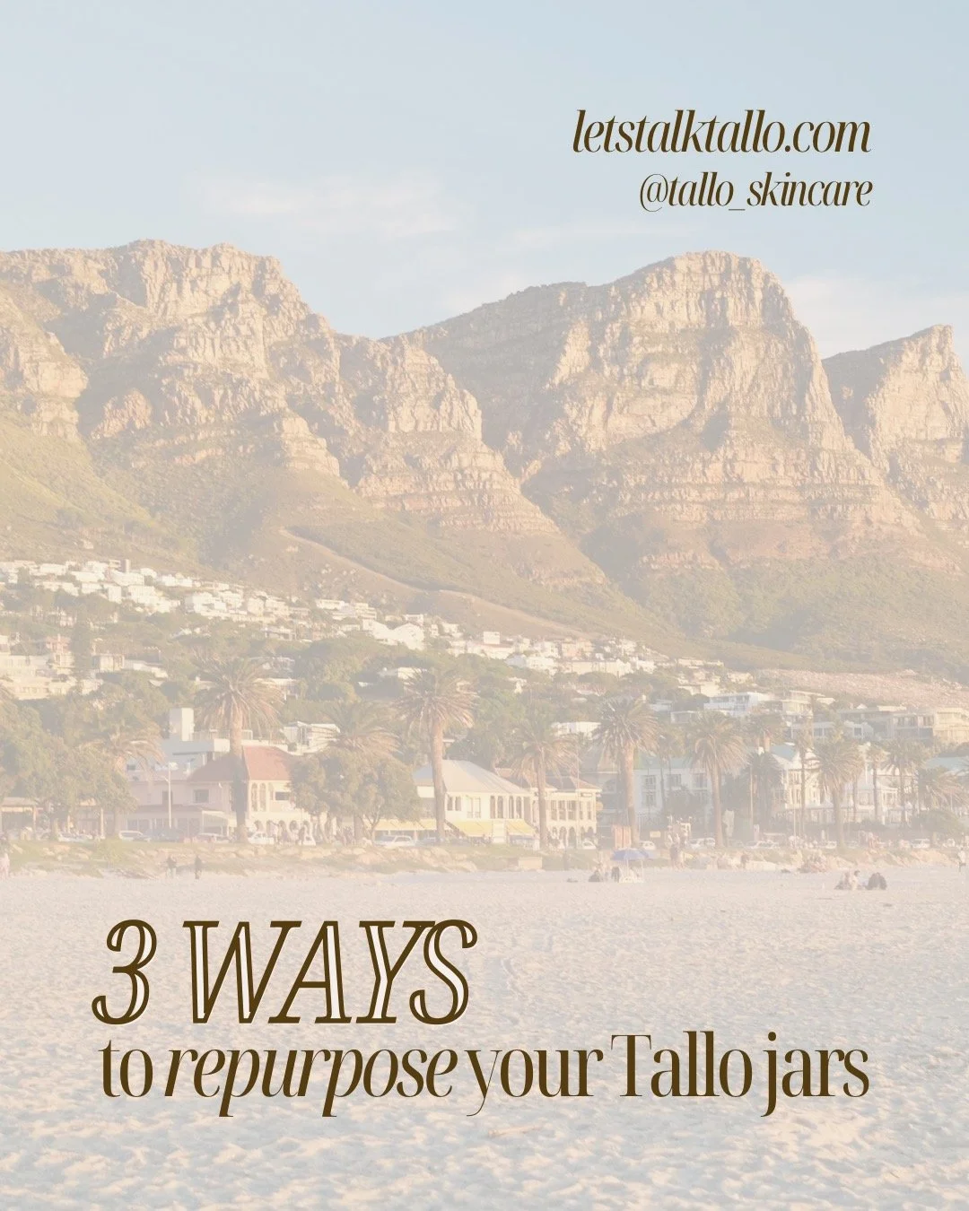 Your Tallo jars don&rsquo;t have to end with the last scoop✨ There are so many ways to give them new life:
- Keep them on your vanity to organize jewelry, haircare bits, or skincare extras
- Melt wax, add a wick + your favorite essential oil to make 