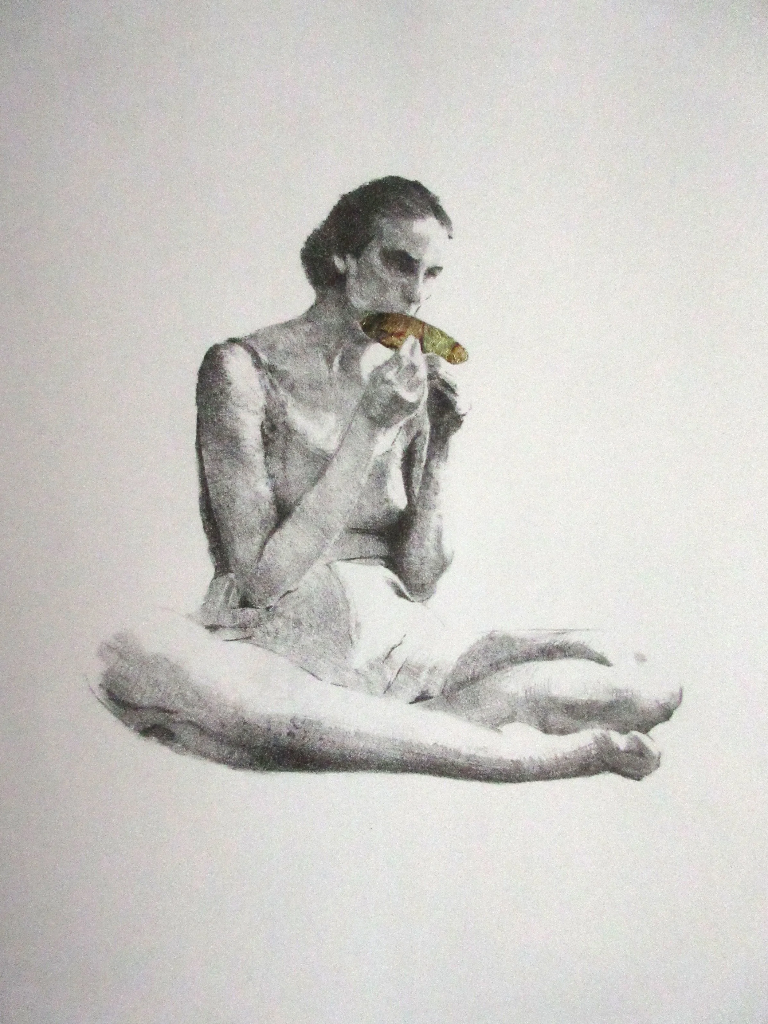 Eat the bread

Medium: Lithograph with metal leaf
Dimensions: 43*34 cm
Edition: 2
Available for sale: 1
Price unframed: €370