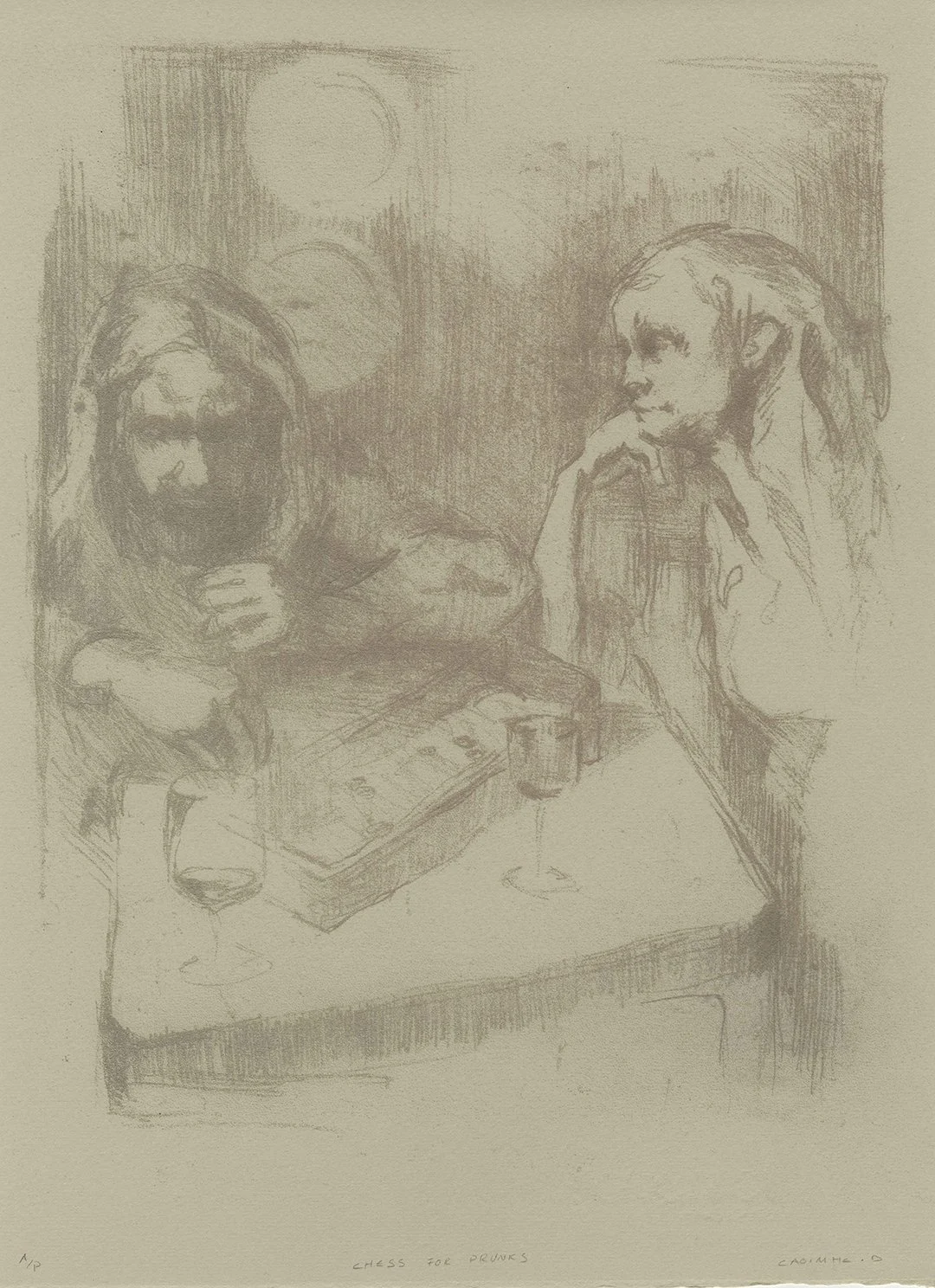 Chess for drunks

Laser engraved litho drawing on Somerset Newspeint Grey paper.

38*28cm