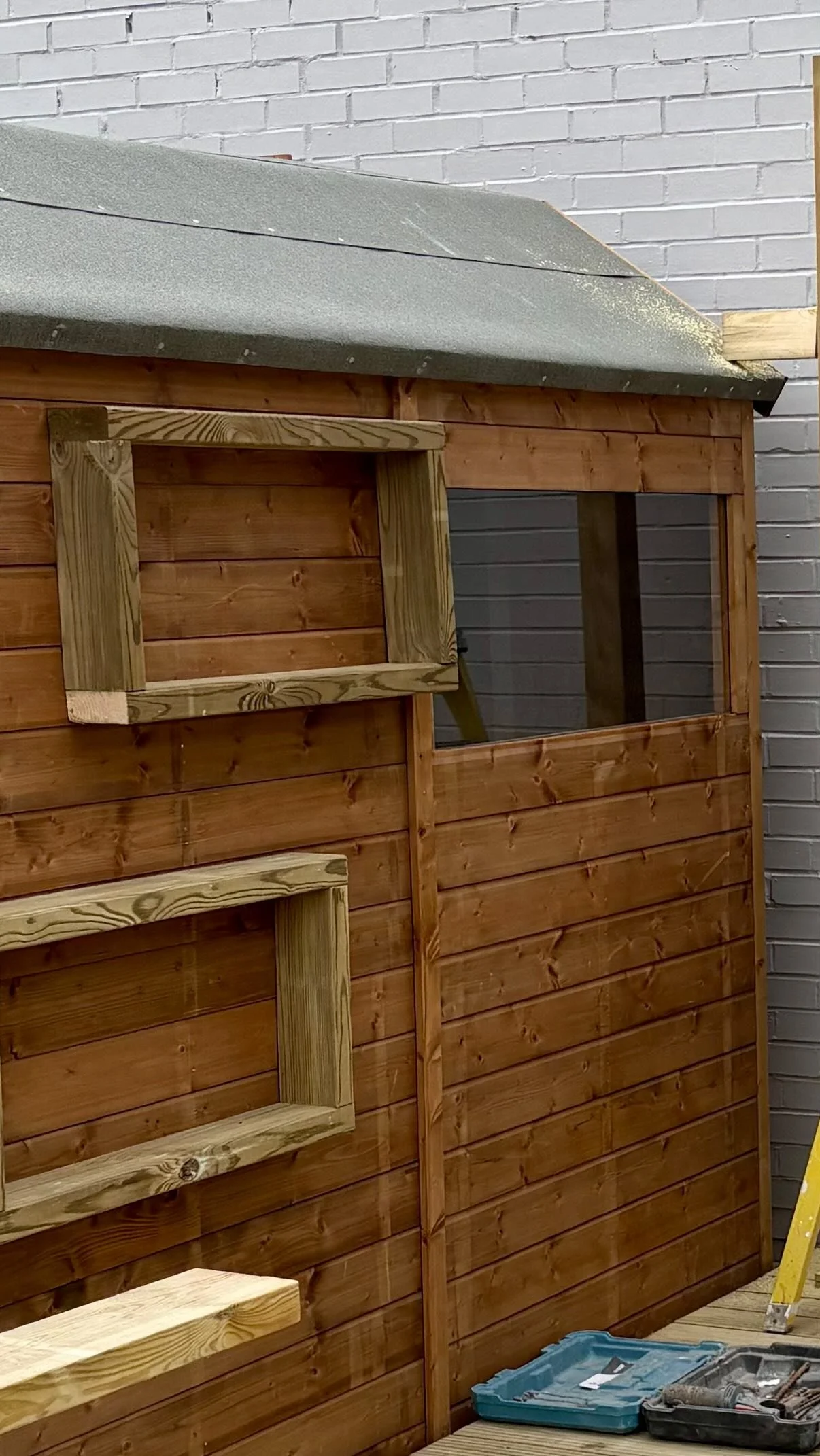 This is a bespoke, hand built project & will take longer than it would if the item was already purchased. All projects have an ideal and estimated timescale. Consider the knowns and the unknowns to manage expectations. #gardenreno #carpentry #no