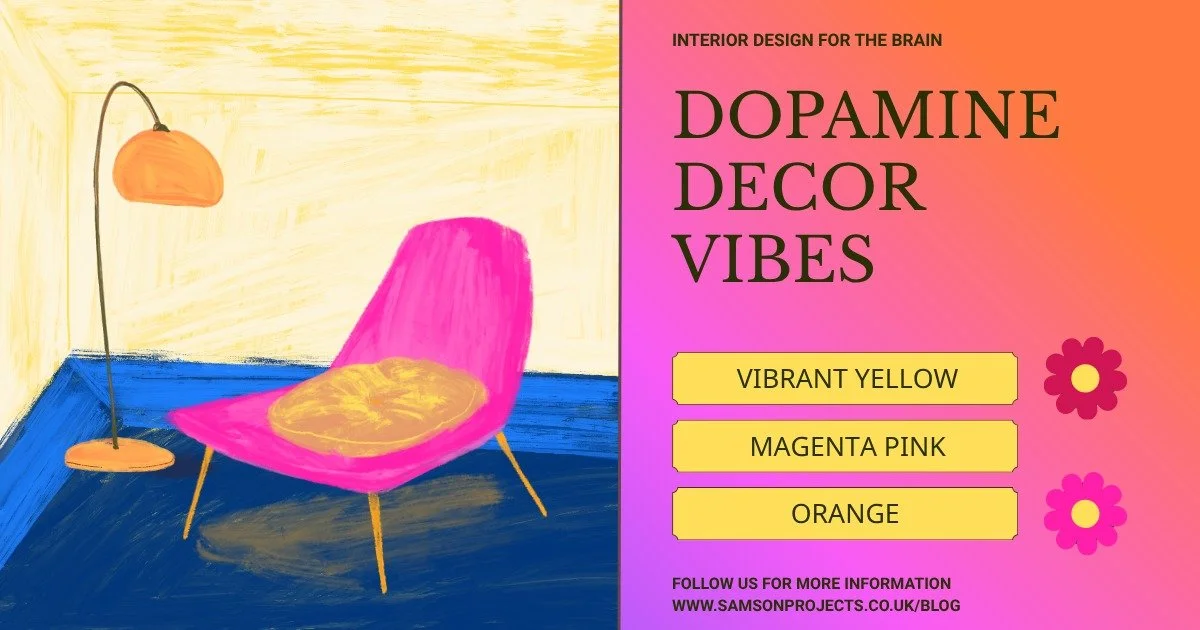 🌟 Transform Your Space, Transform Your Life! 🌟

Did you know that interior design can do wonders for your mood and mindset? It's true! The power of design can actually change the chemicals in your brain. Imagine embracing the vibrant world of Dopam