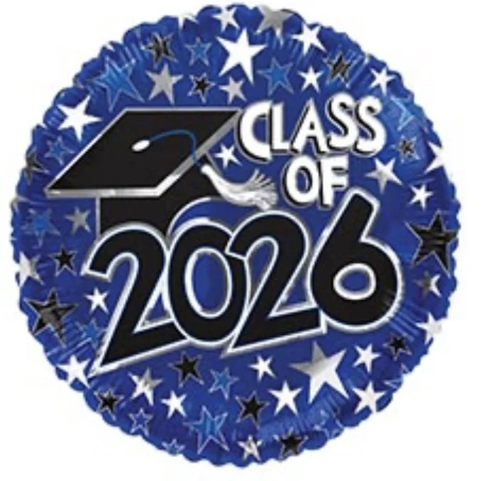 Class of 2026 Blue Balloon