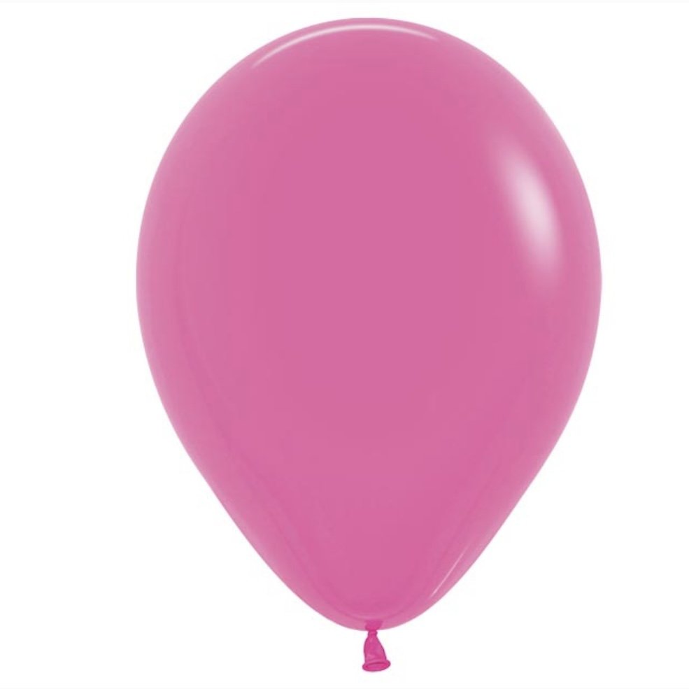 12" Hot Pink Latex Balloon