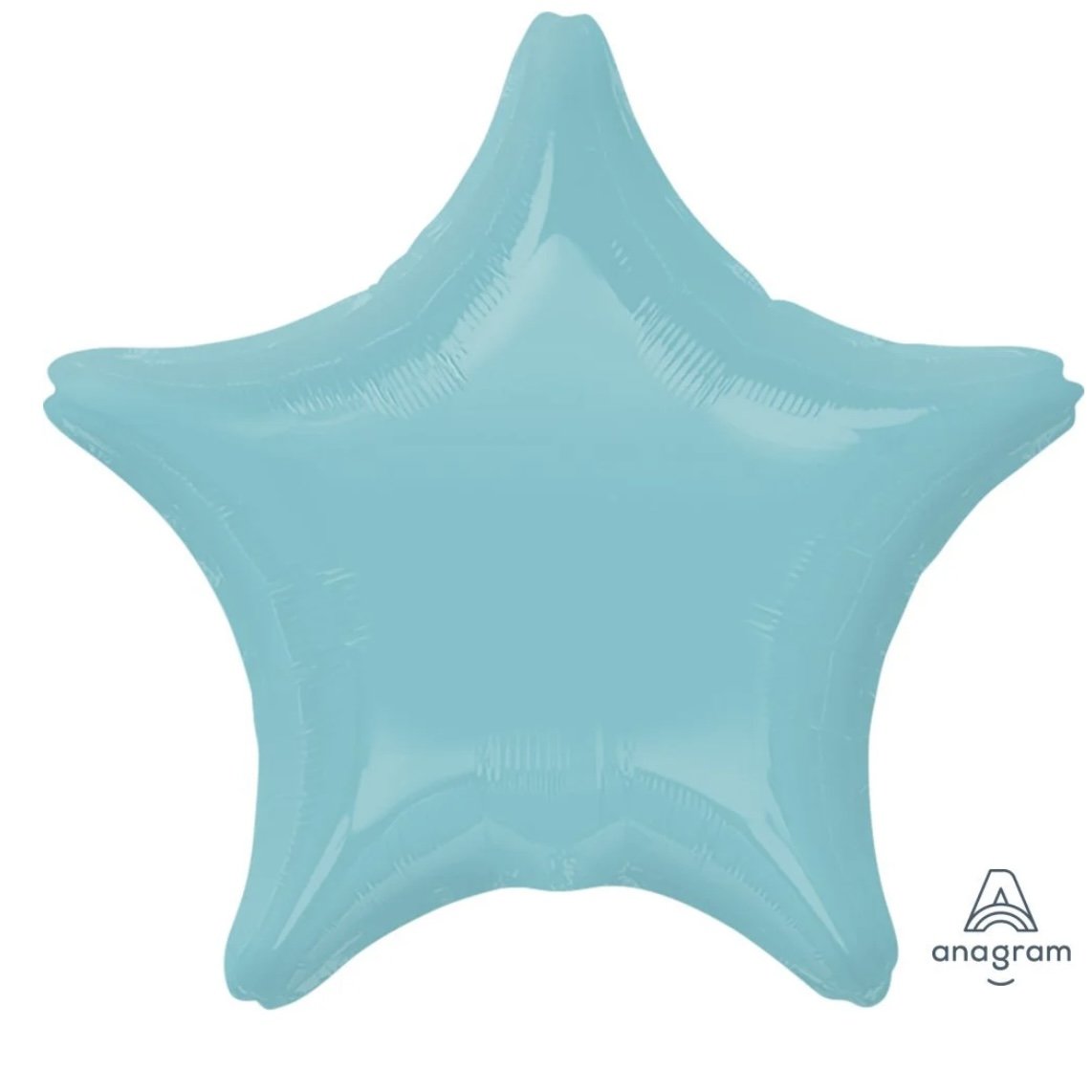 18” Robin's Egg Blue Star Balloon