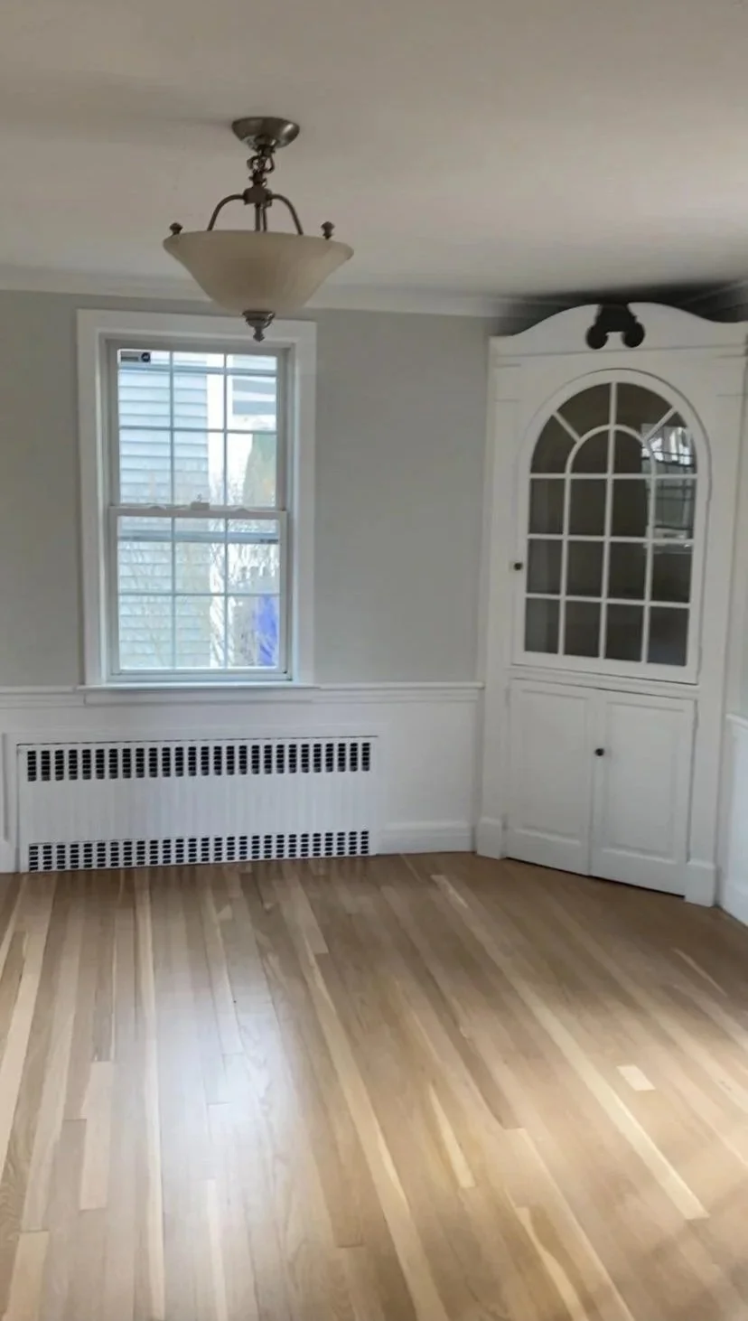 After - Dining Room Window and Hutch