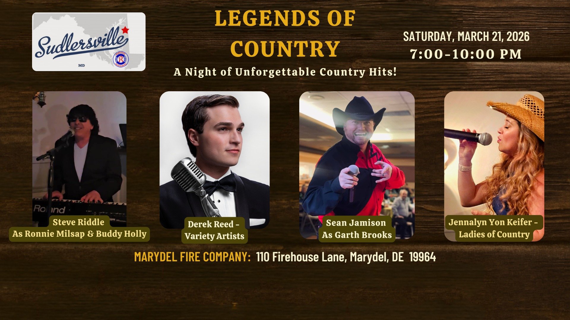 "Legends of Country" in Marydel, DE