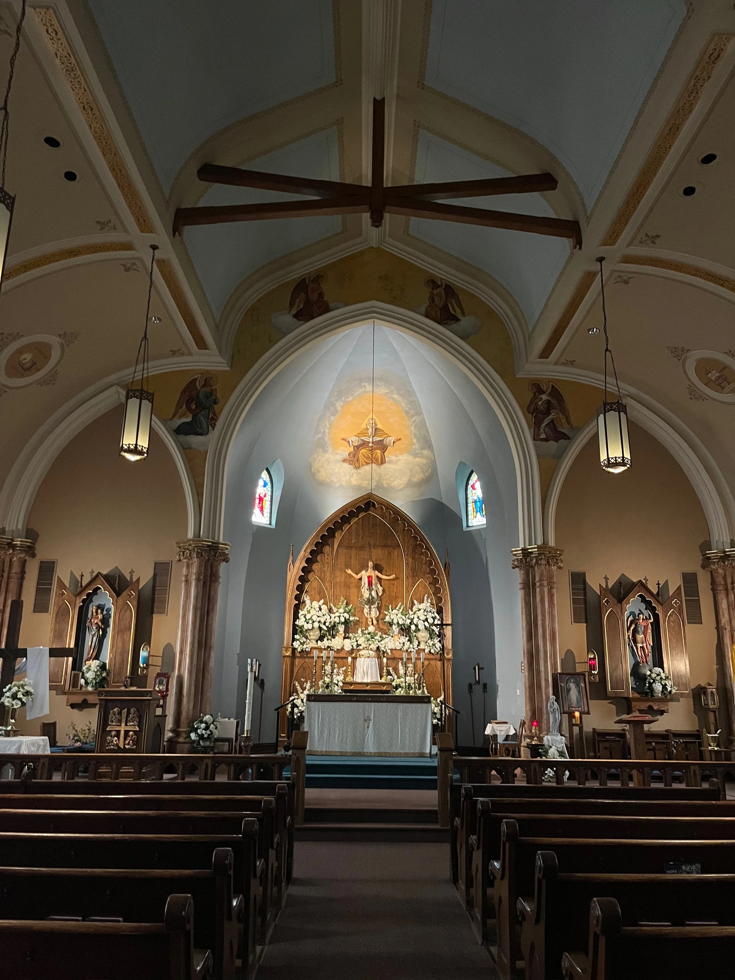 Cantoring at St. Vincent de Paul