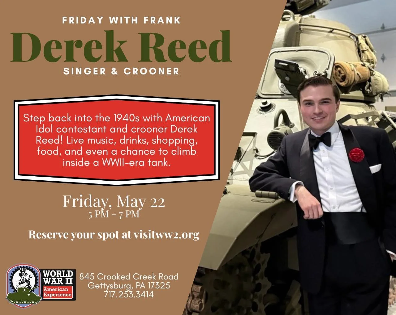 "Friday with Frank" at Wold War II American Experience