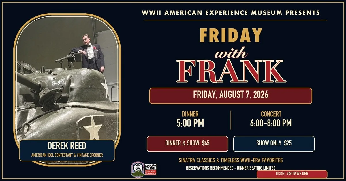 "Friday with Frank" at World War II American Experience (w/ dining option)