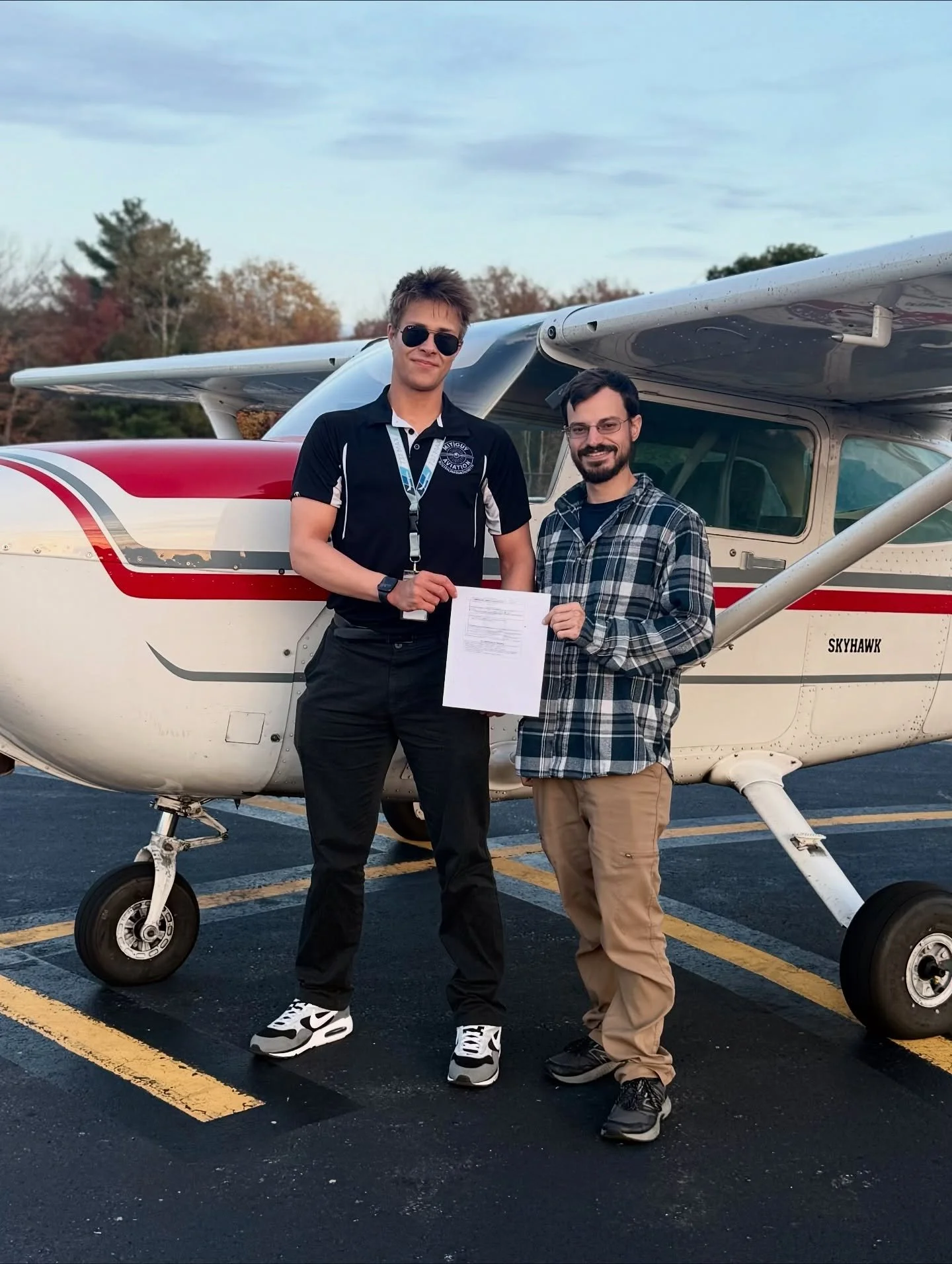 Congrats to @mclarkmedia on passing your Instrument Rating check ride today! 

It&rsquo;s been amazing working with him and seeing all of his hard work pay off. Well done!