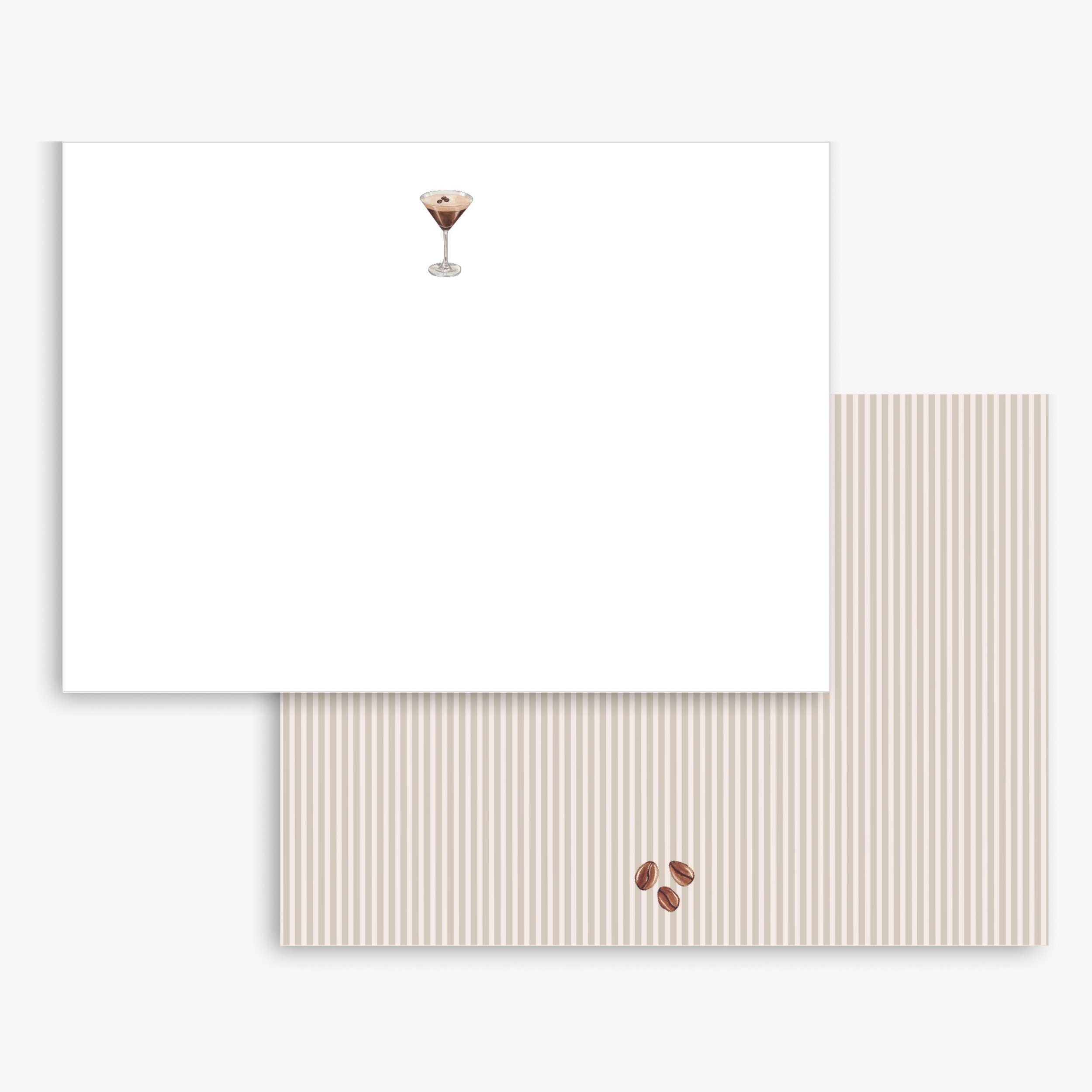 Espresso Martini Note Card Set
