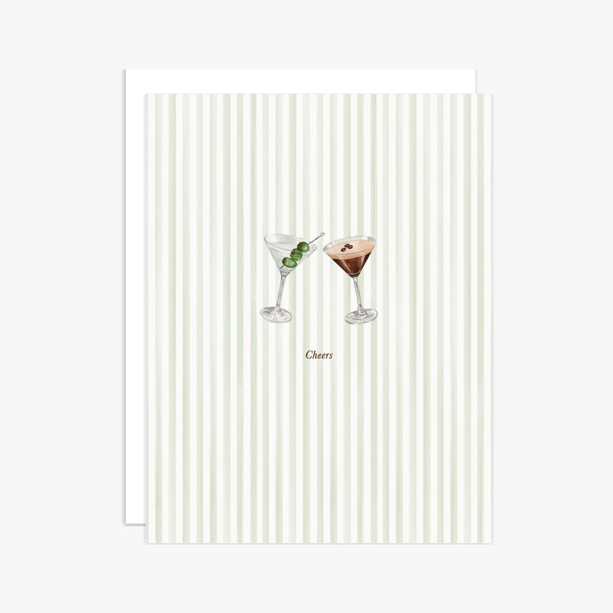 Cheers Martini Greeting Card
