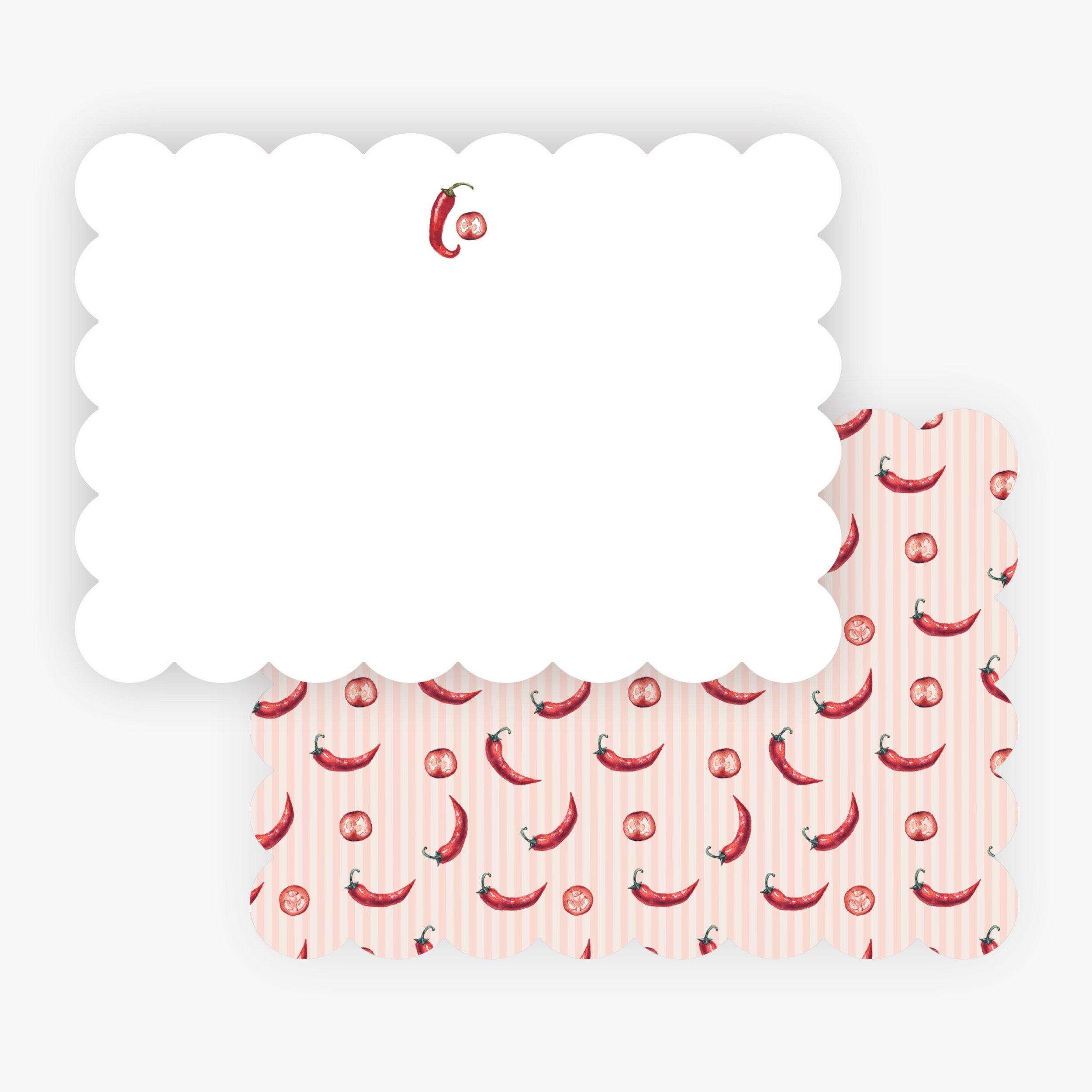 Chili Pepper Note Card Set