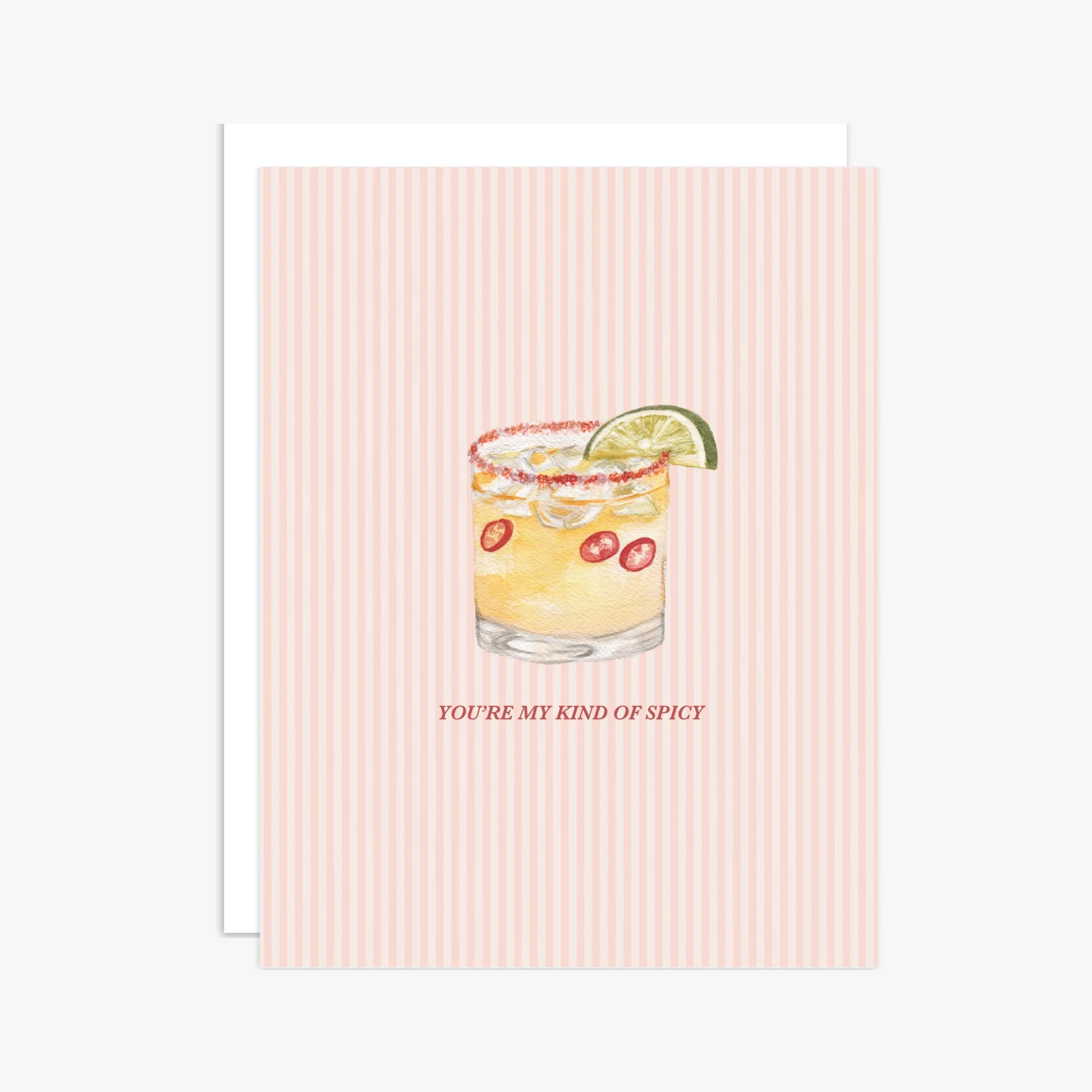 "You're My Kind of Spicy" Spicy Margarita Greeting Card
