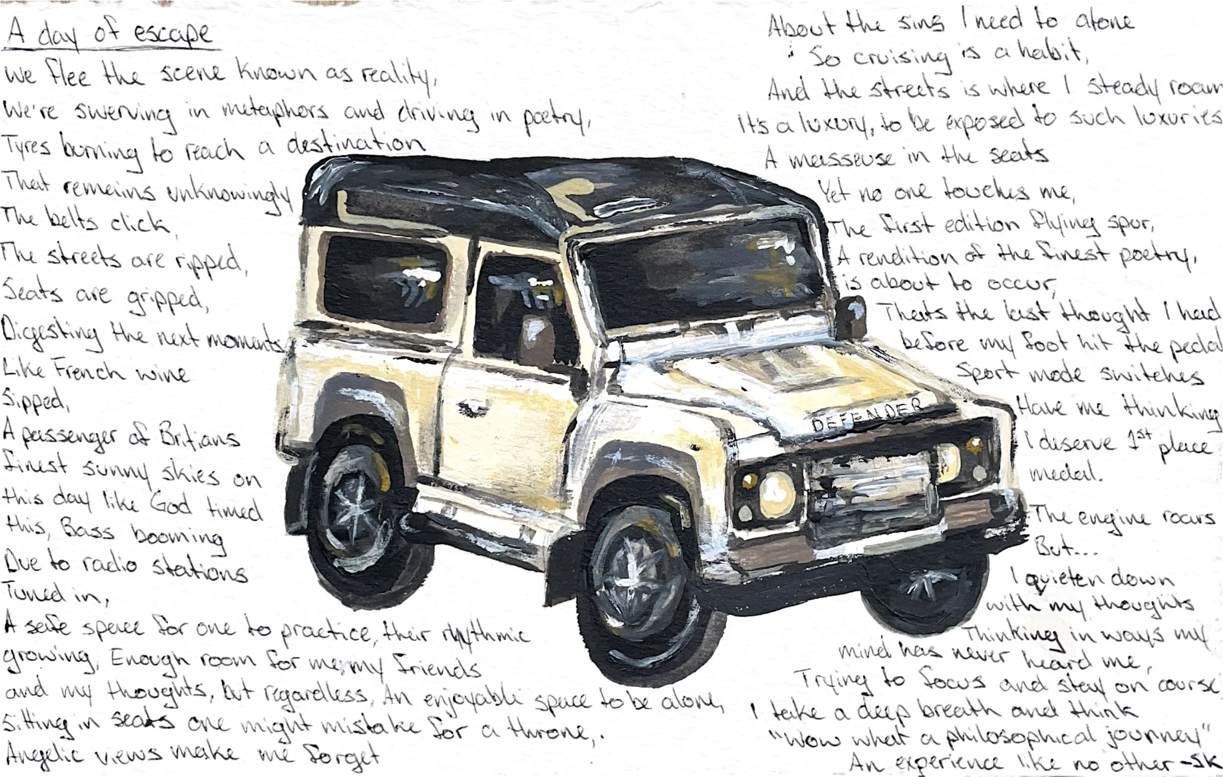 Day Escape - Pens/Paint