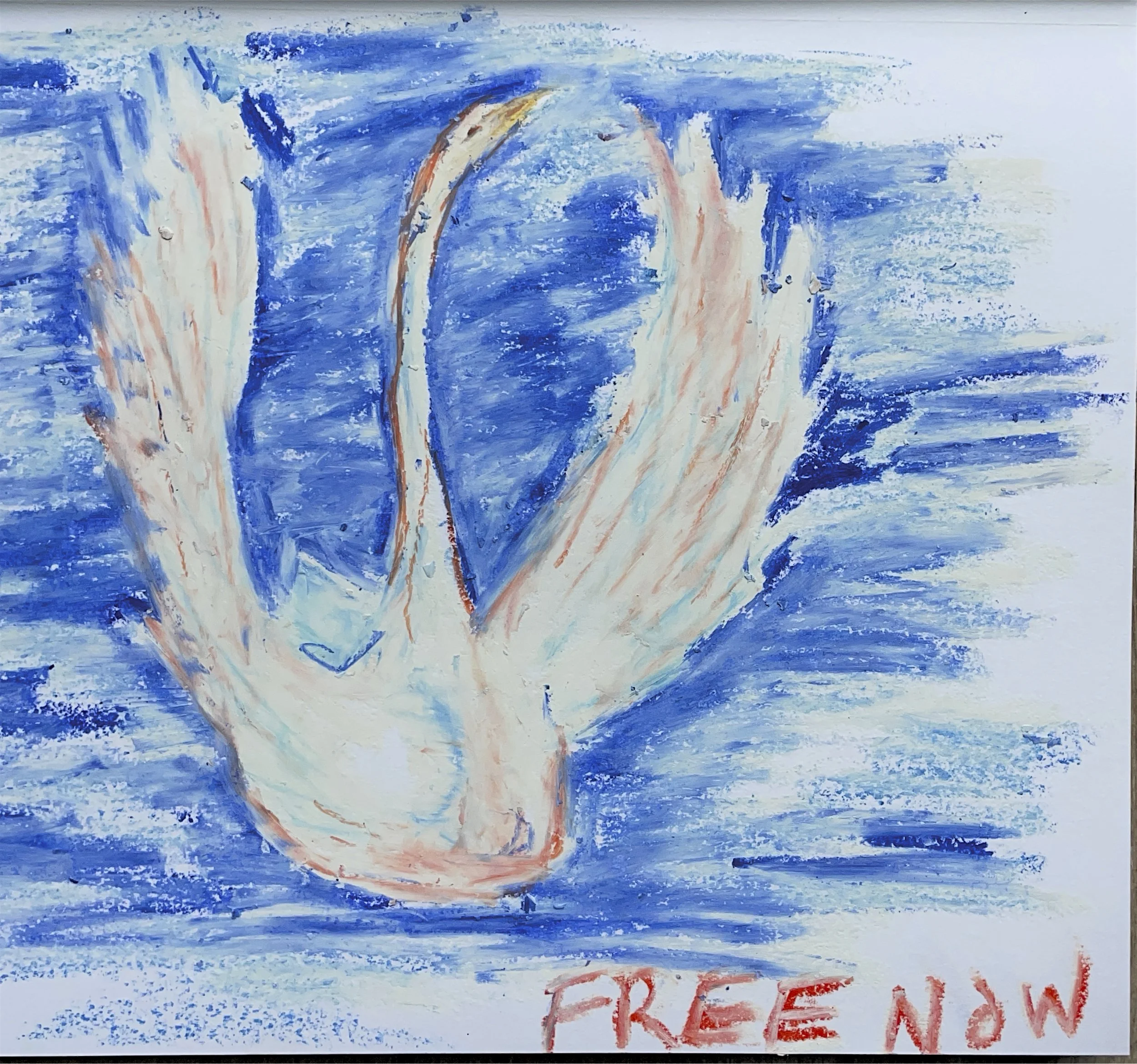 Free Now - oil pastels