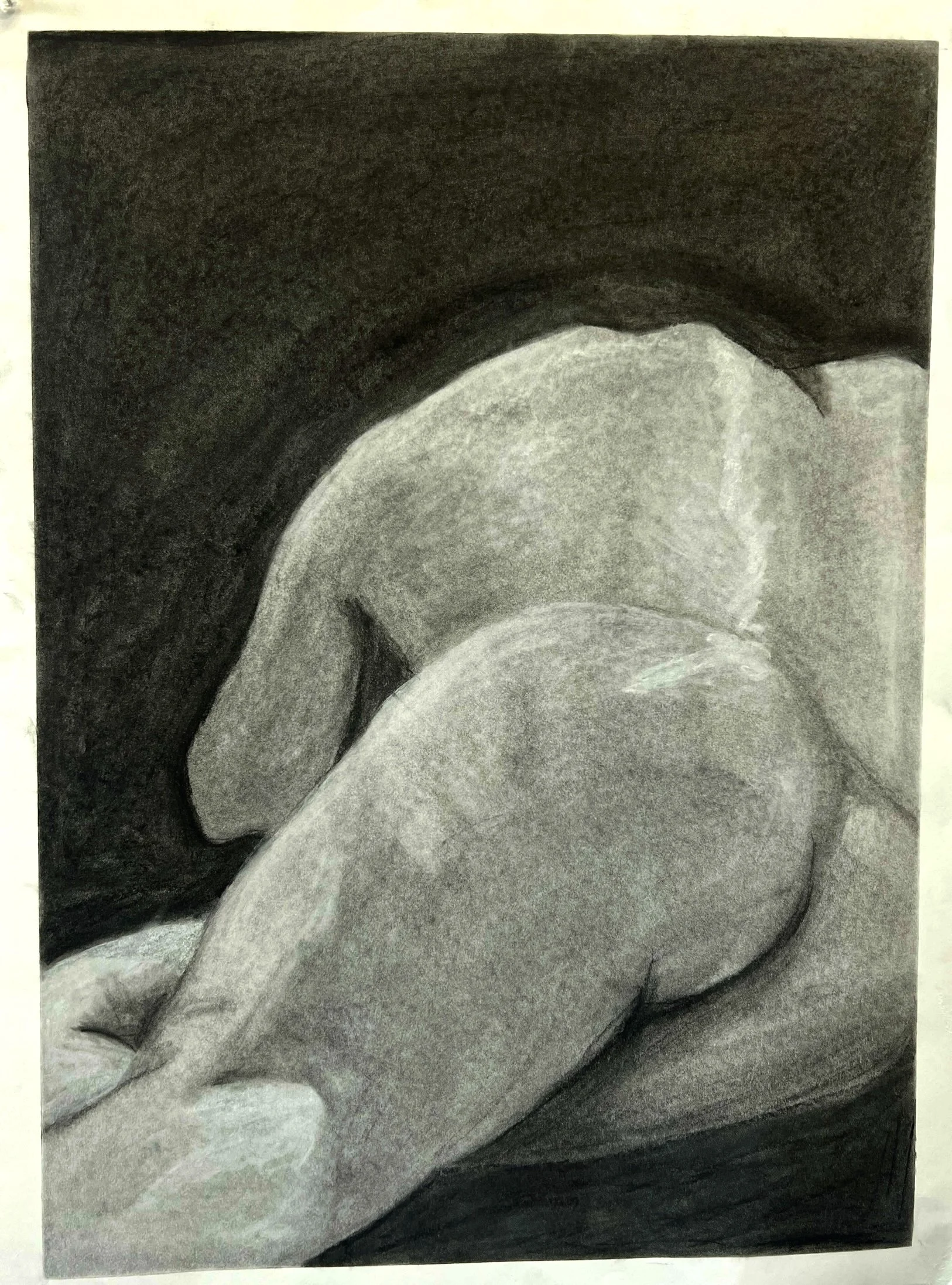 Charcoal Nude Model 2
