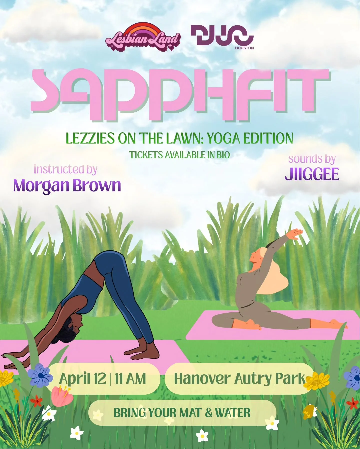 💕🧘🏽&zwj;♀️GET SAPPHFIT WITH US🧘🏽&zwj;♀️💕

LesbianLand's next event is quickly approaching on April 12th @hanoverautrypark ! We want to see all our lezzies on the lawn having fun and getting physical🙂&zwj;&harr;️🏋🏽&zwj;♀️

This outdoor event,