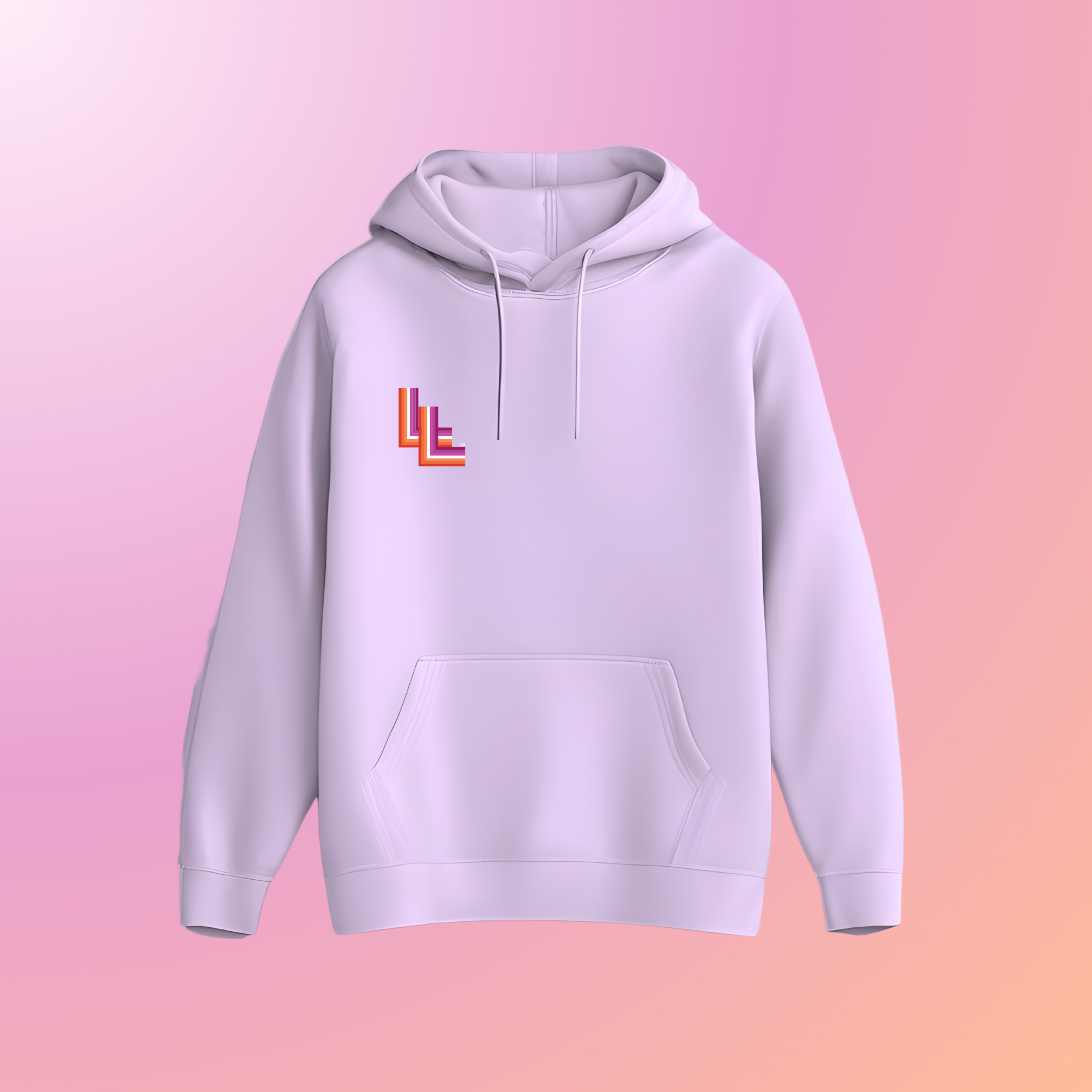 Lesbian Land Pink Hoodie
