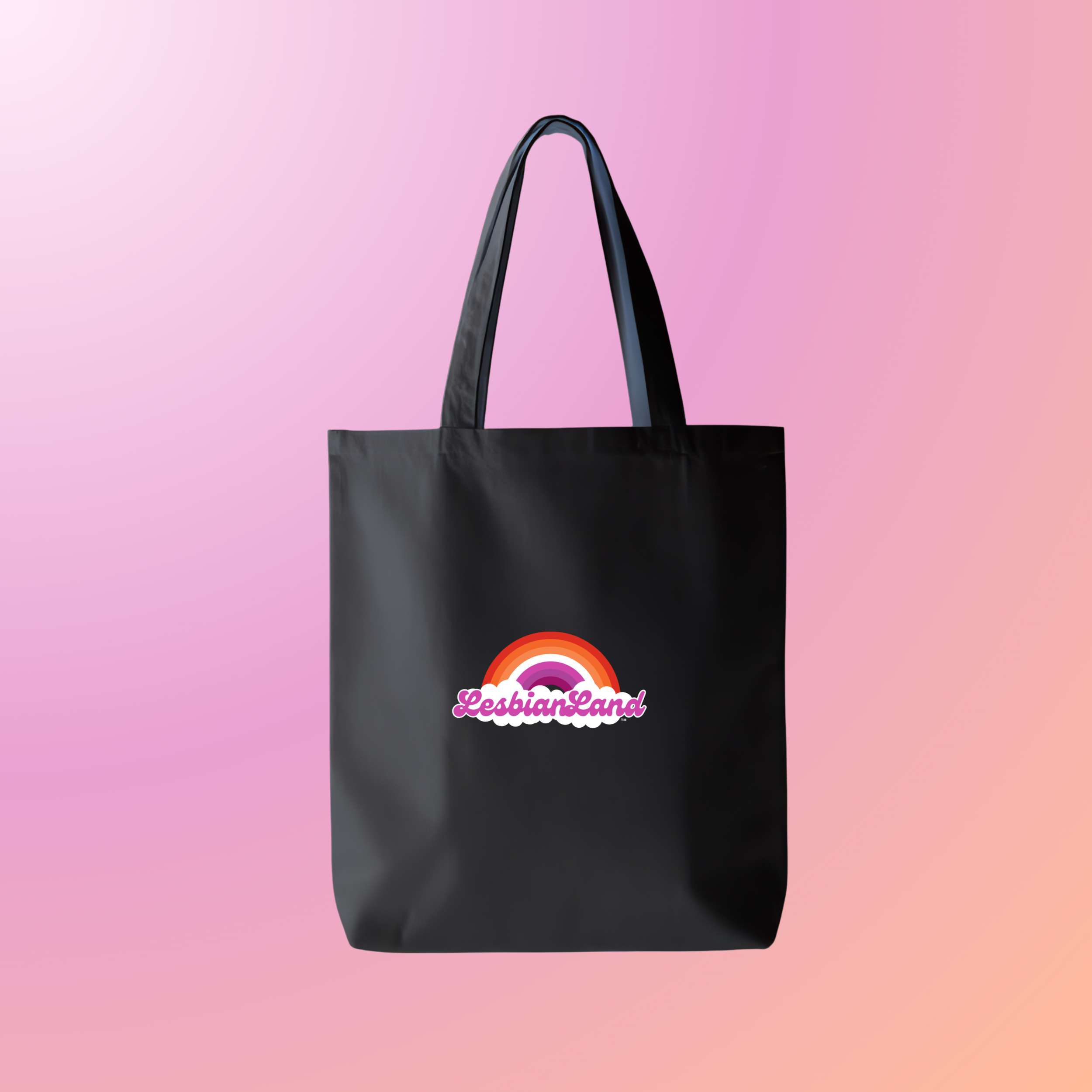 Lesbians Land Black Tote Bag