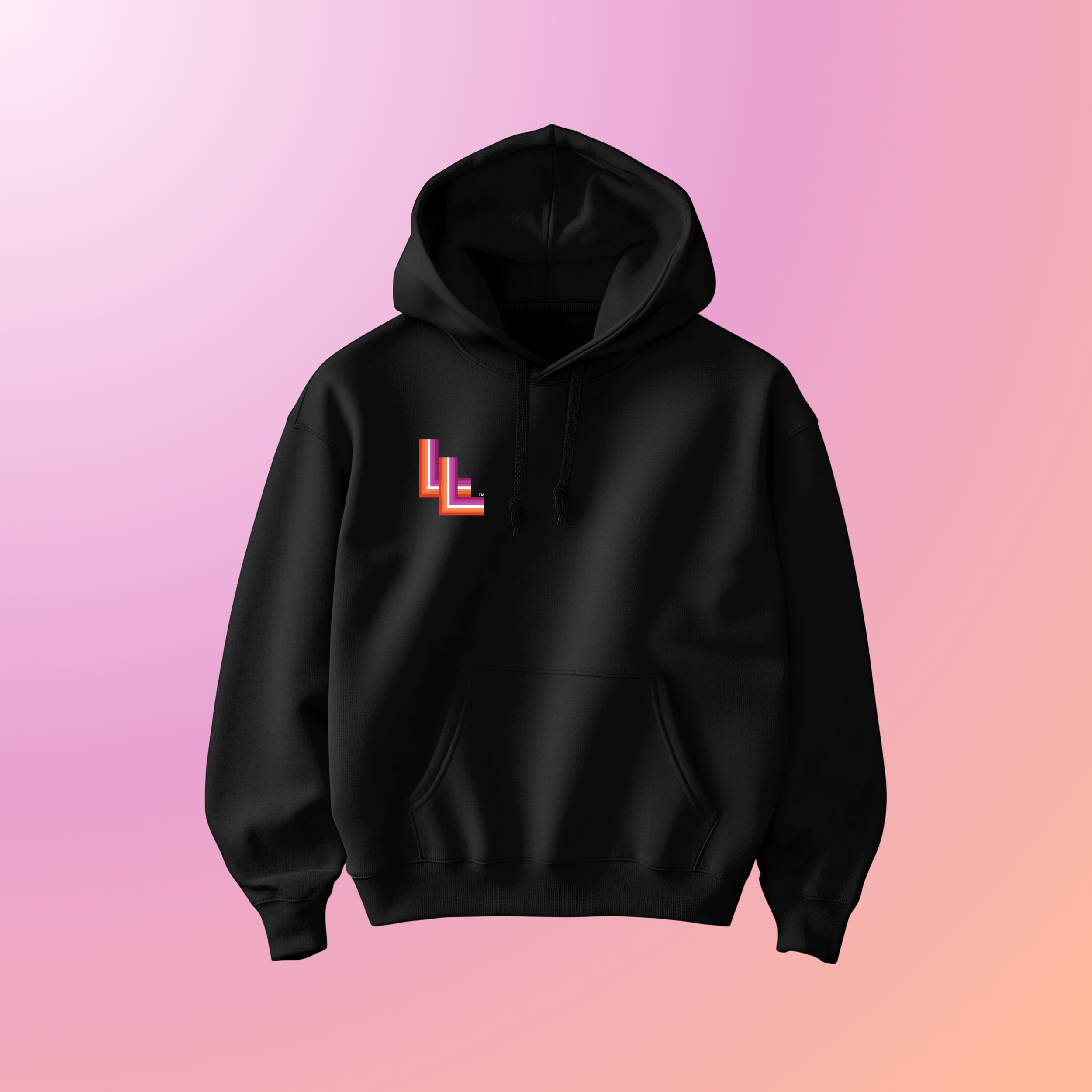Lesbian Land Black Hoodie