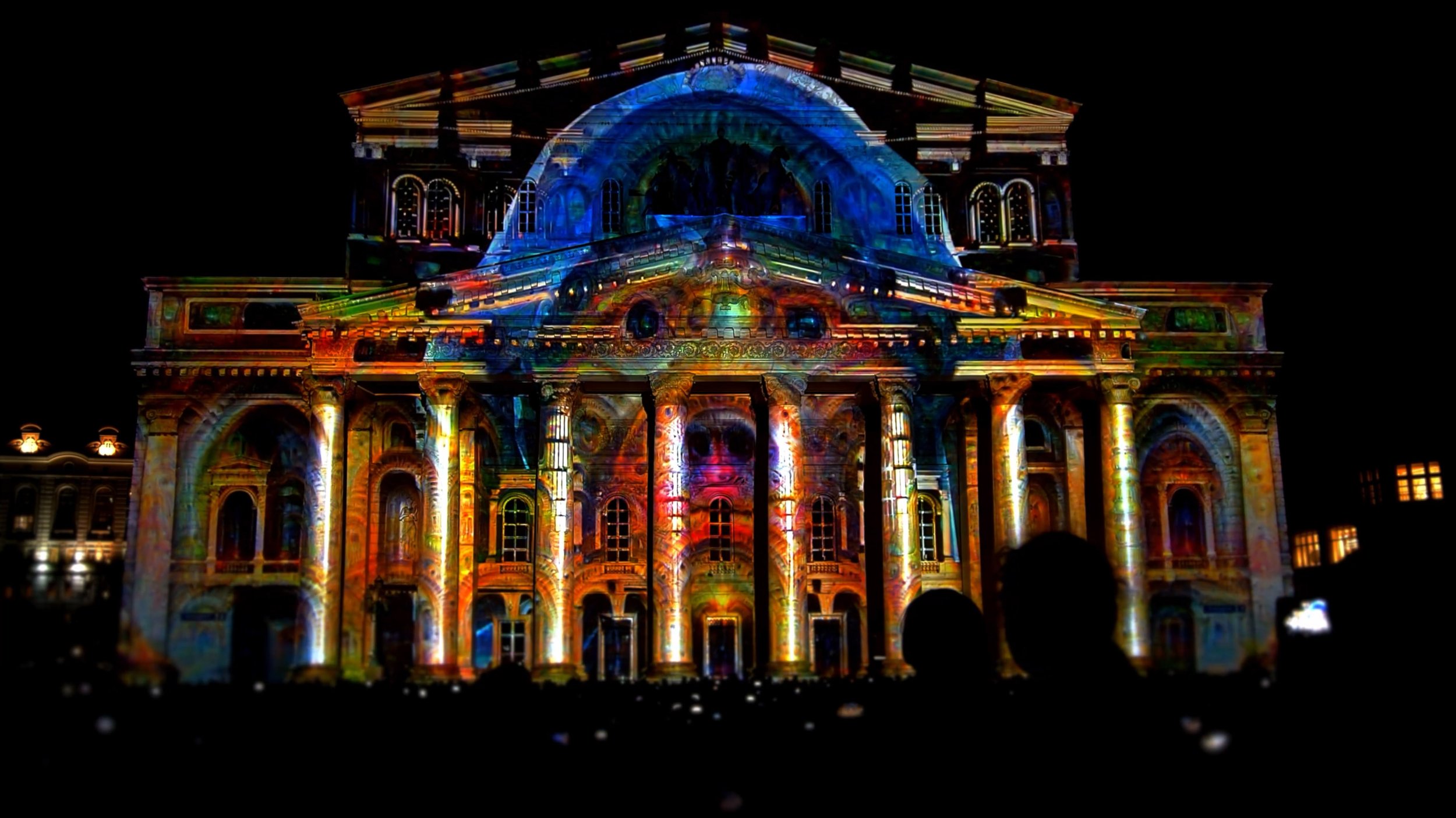Immersive Drop, 3d Projection, Mapping, visuals, multimedia exhibitions