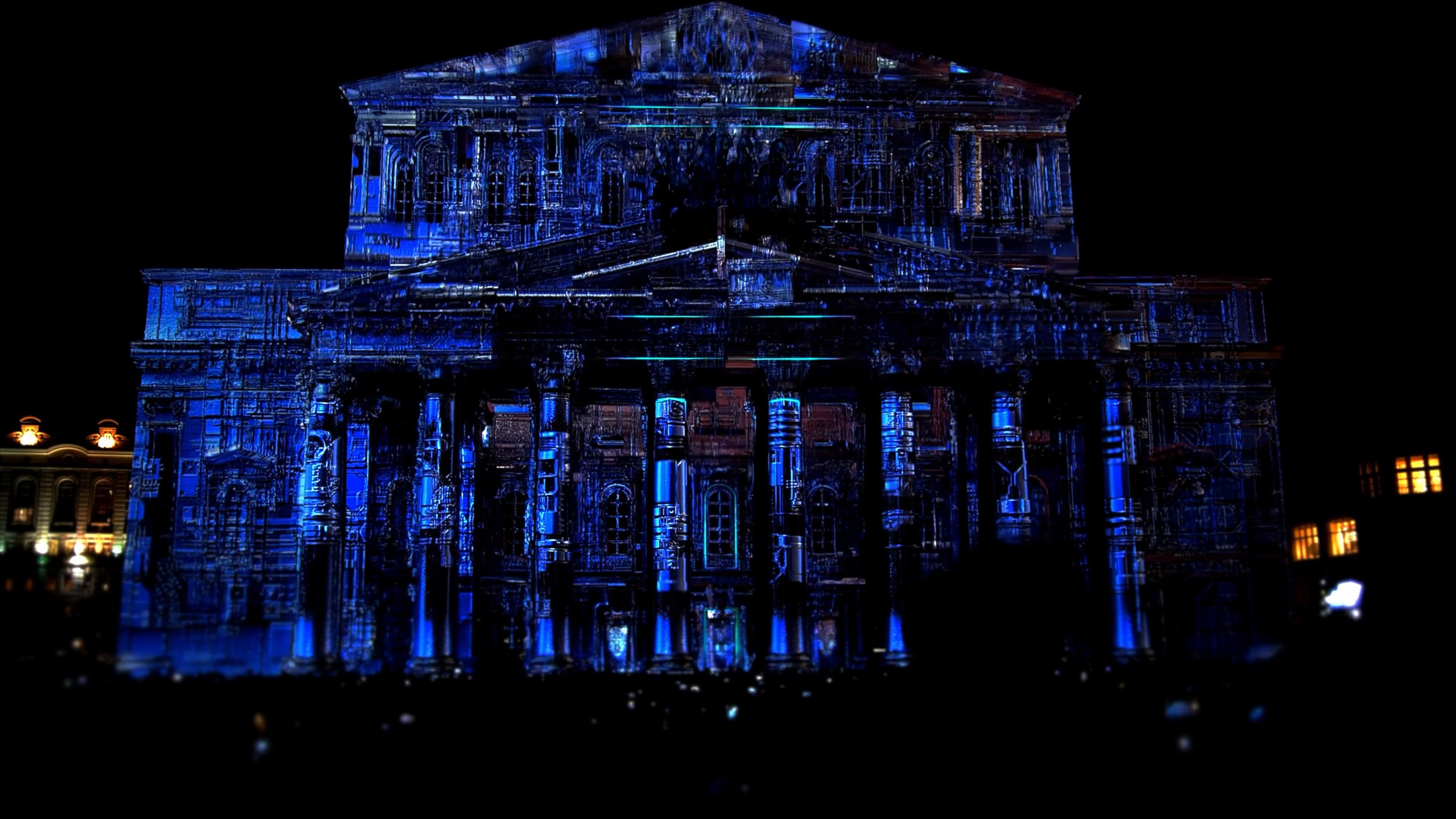 Immersive Drop, 3d Projection, Mapping, visuals, multimedia exhibitions