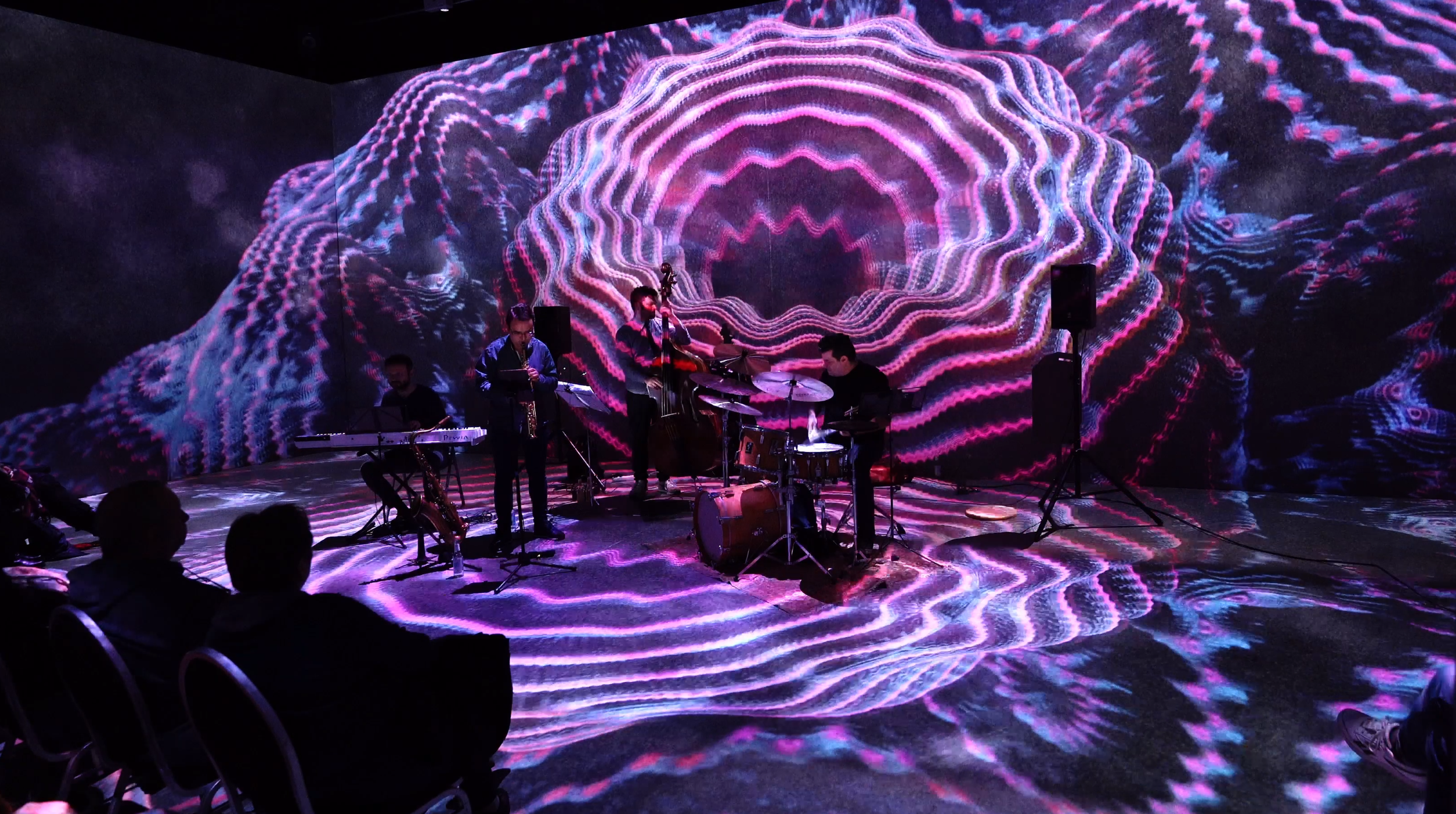 Immersive Drop, 3d Projection, Mapping, visuals, multimedia exhibitions