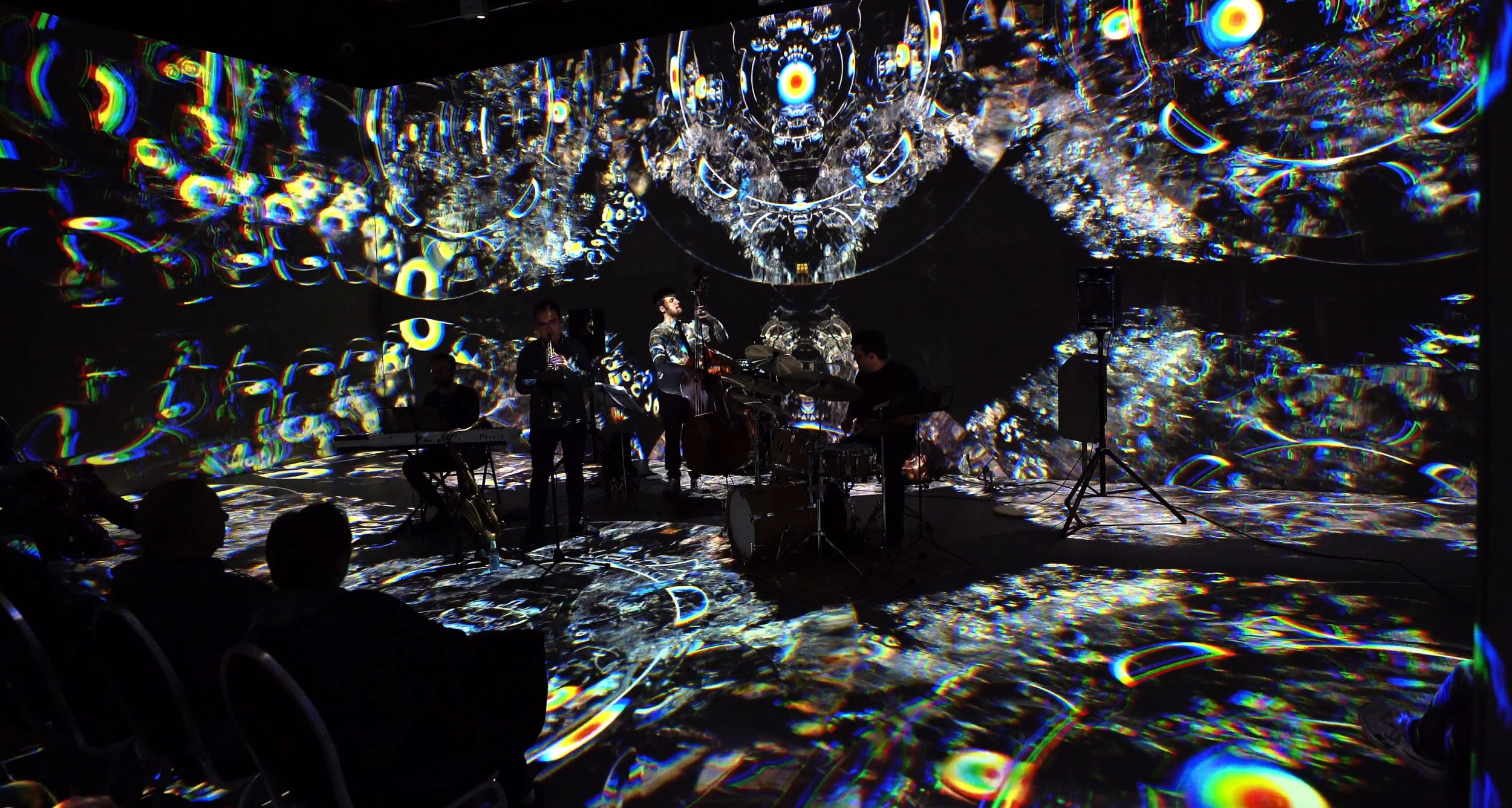 Immersive Drop, 3d Projection, Mapping, visuals, multimedia exhibitions