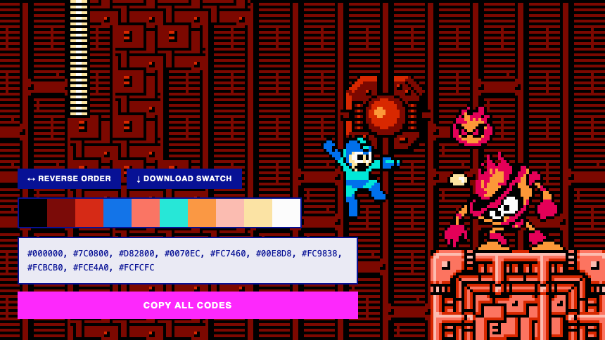 Pixel Art Color Palette Extractor