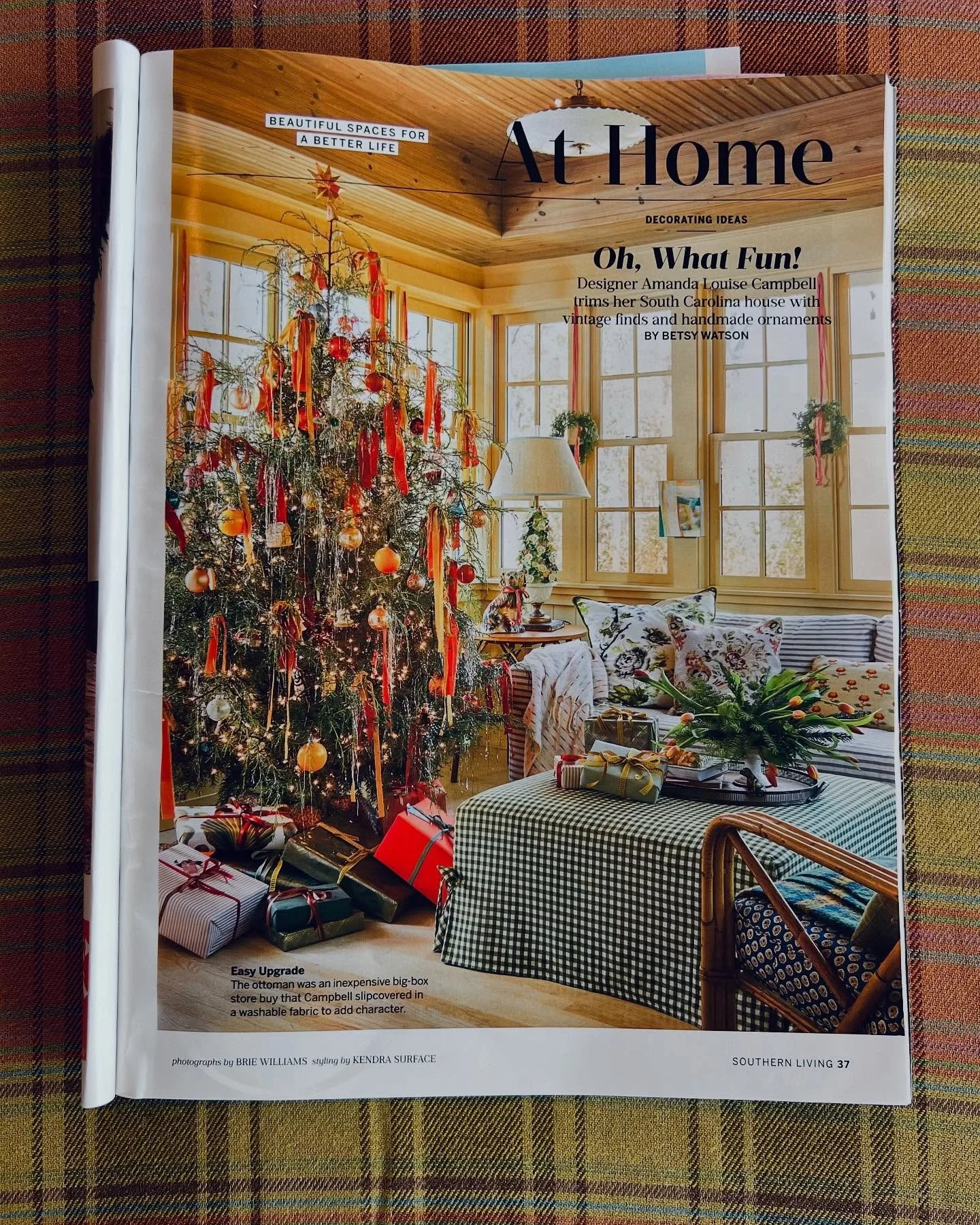 A little southern girls dream come true! I am honored to see my home and my work in the pages of this month&rsquo;s @southernlivingmag. Something big to add to list of things I&rsquo;m thankful for this week ❤️ Beyond grateful to @betsycwatson for th