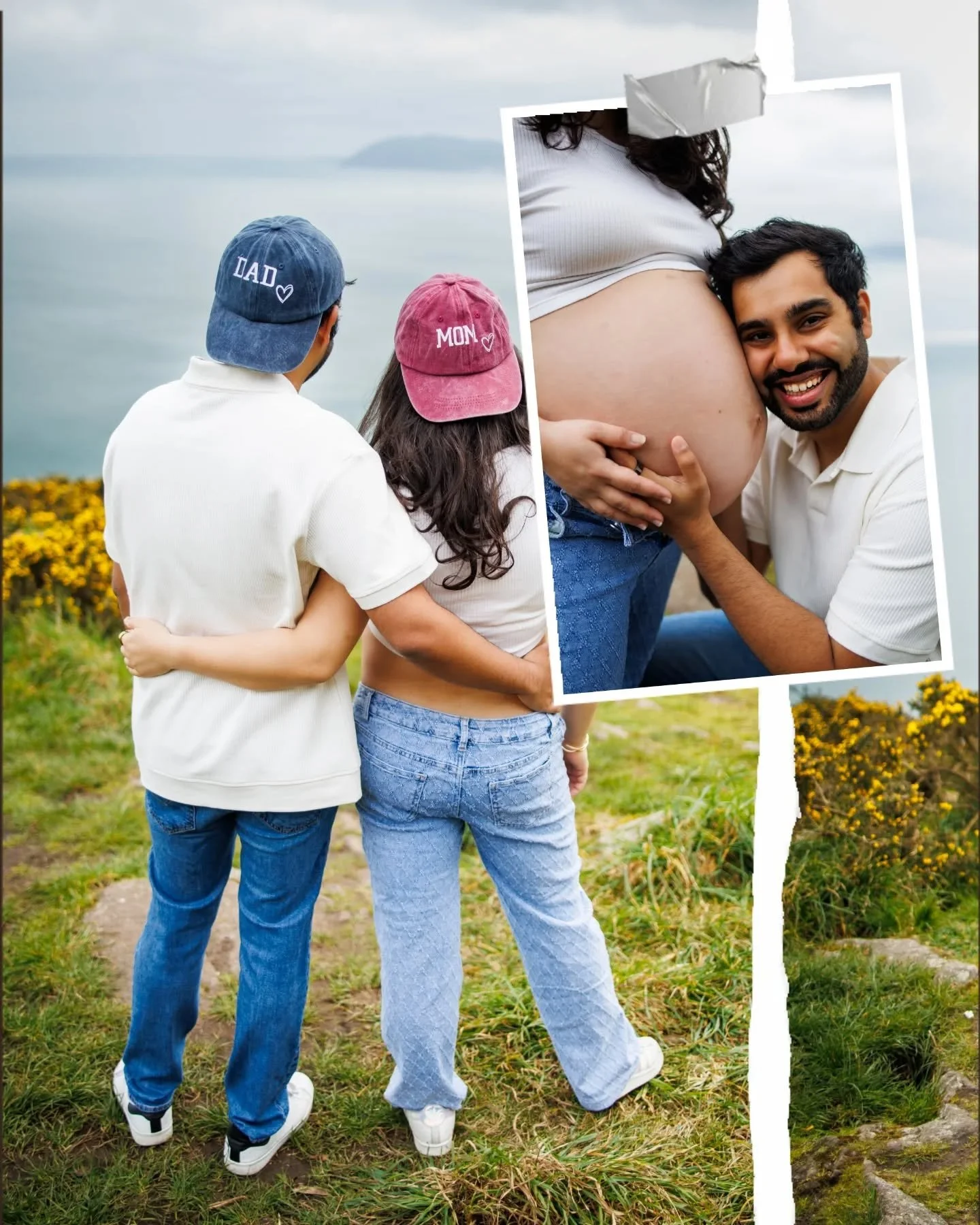 A recent bump shoot with one of my lovely past couples 🥰 Always a so lovely getting to see people I've worked it again on joyous occasions to mark this milestone 👶🏽🩷👶🏽