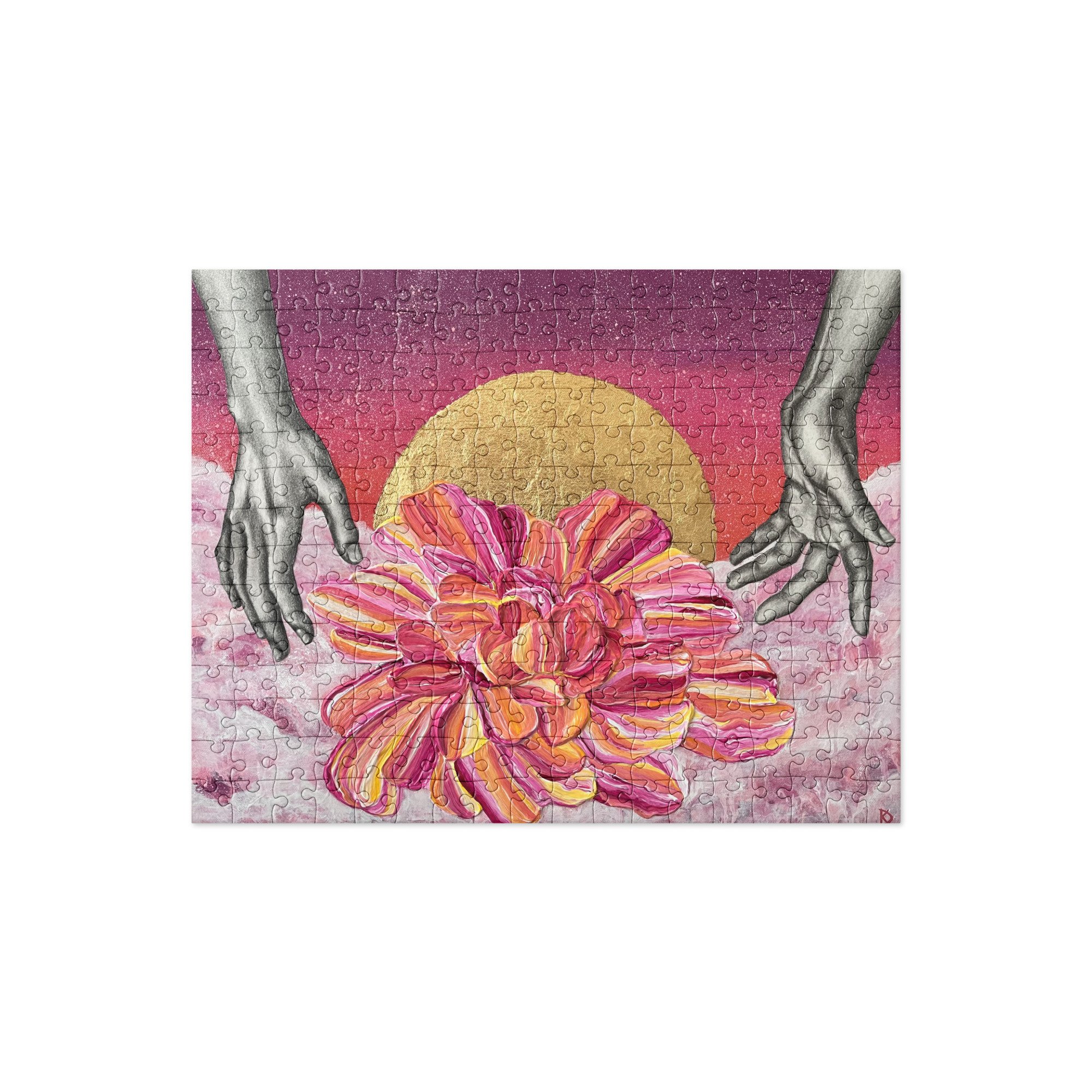 "Floral Night Sky" Jigsaw puzzle