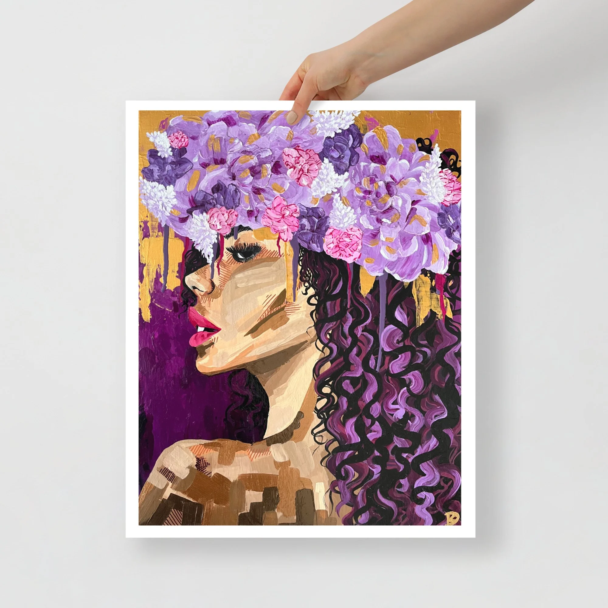 "Head in the Flowers" Poster