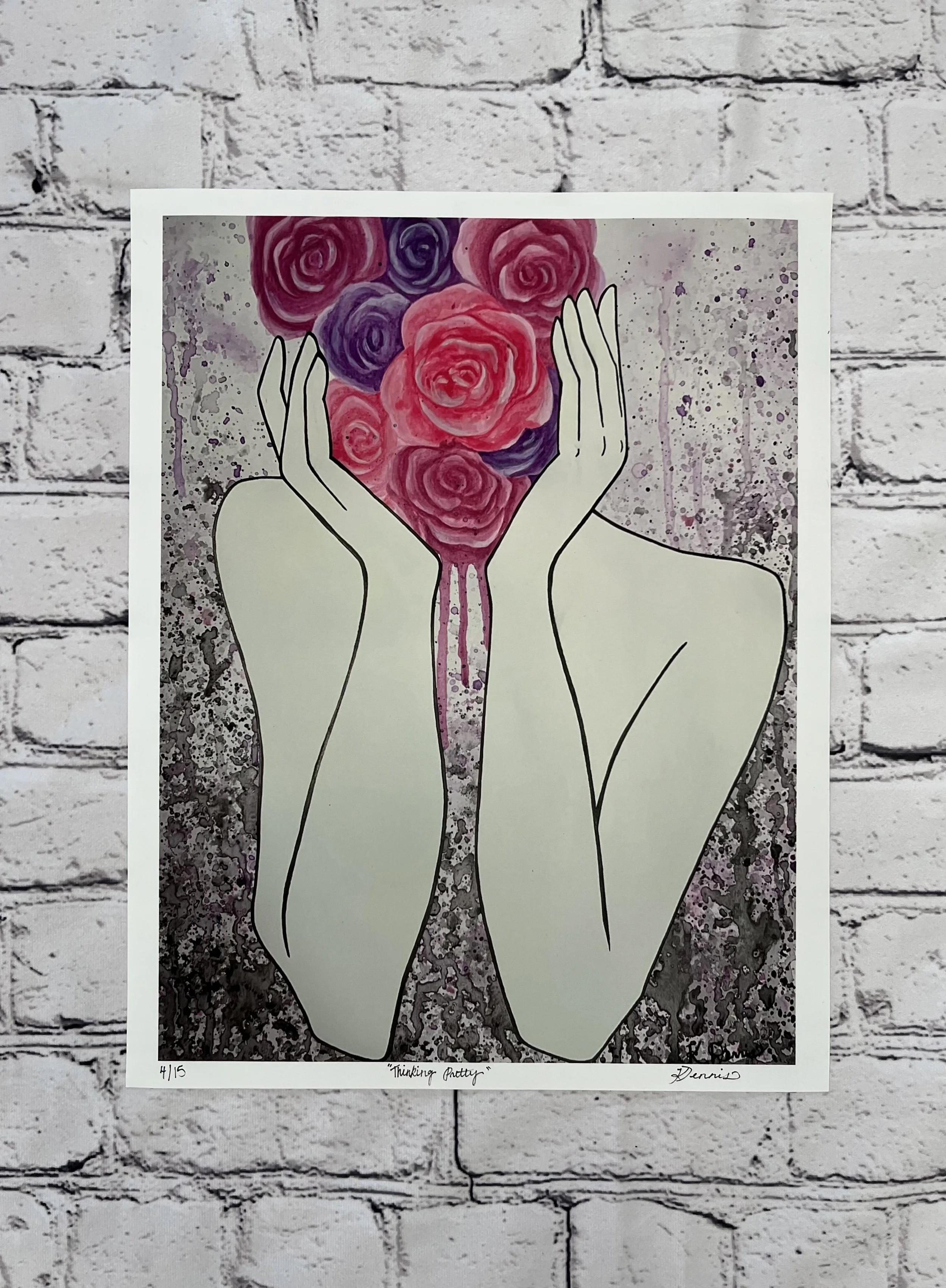 "Thinking Pretty" Limited Edition Print