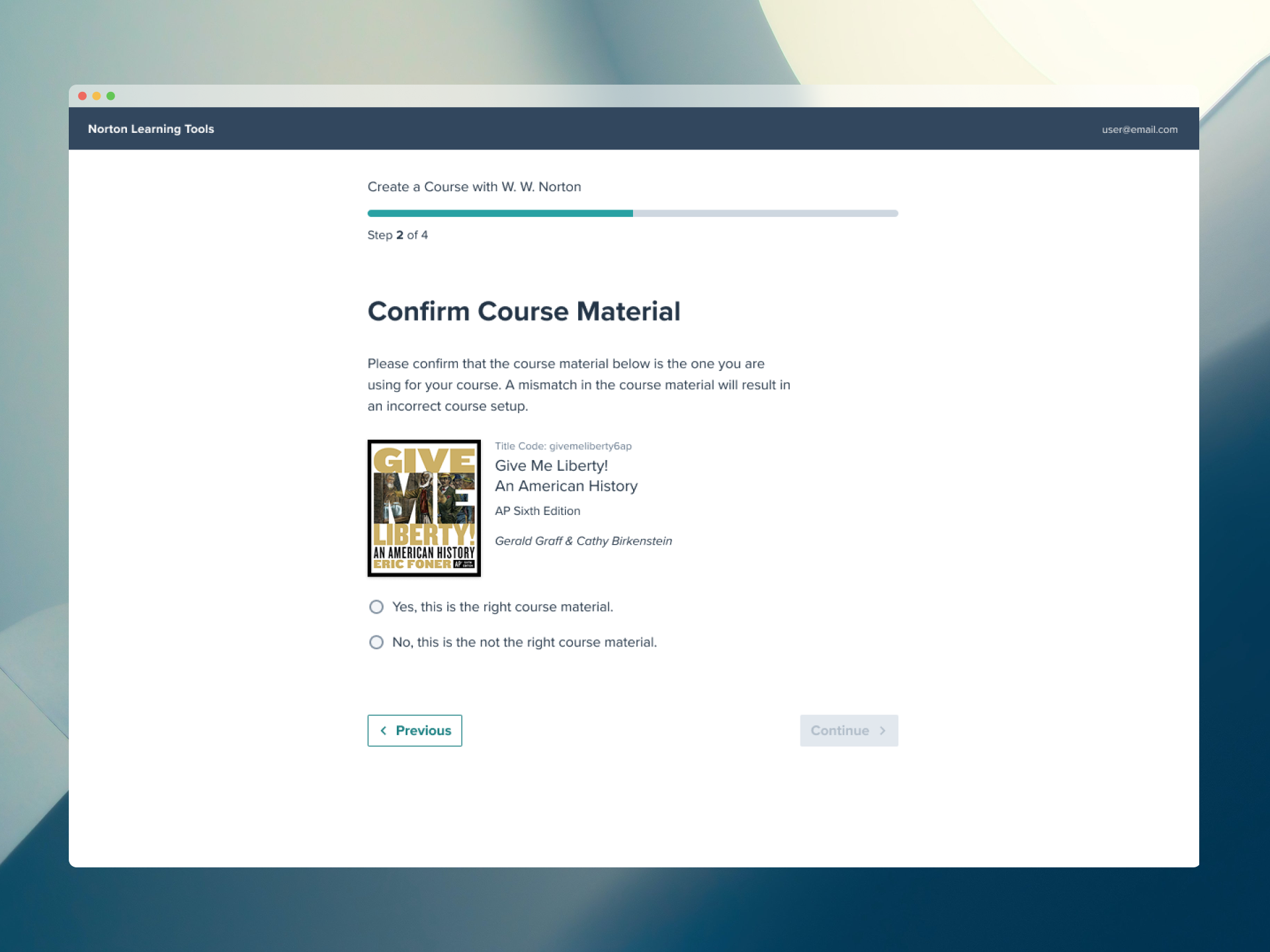 Screenshot of Step 2 of the redesigned Deep Linking Tool.