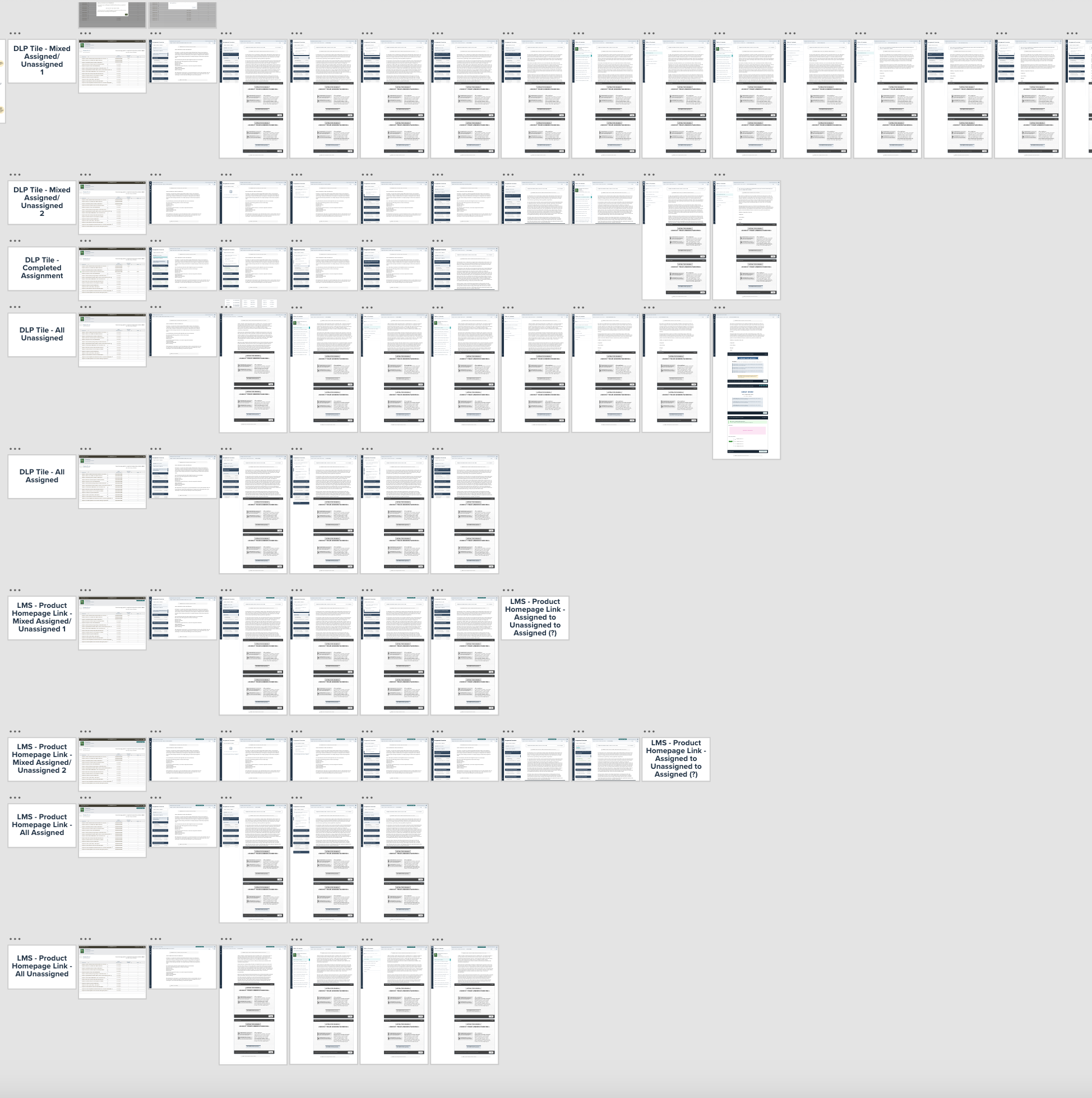 A screenshot of the different iterations of the Norton Illumine Ebook Application.
