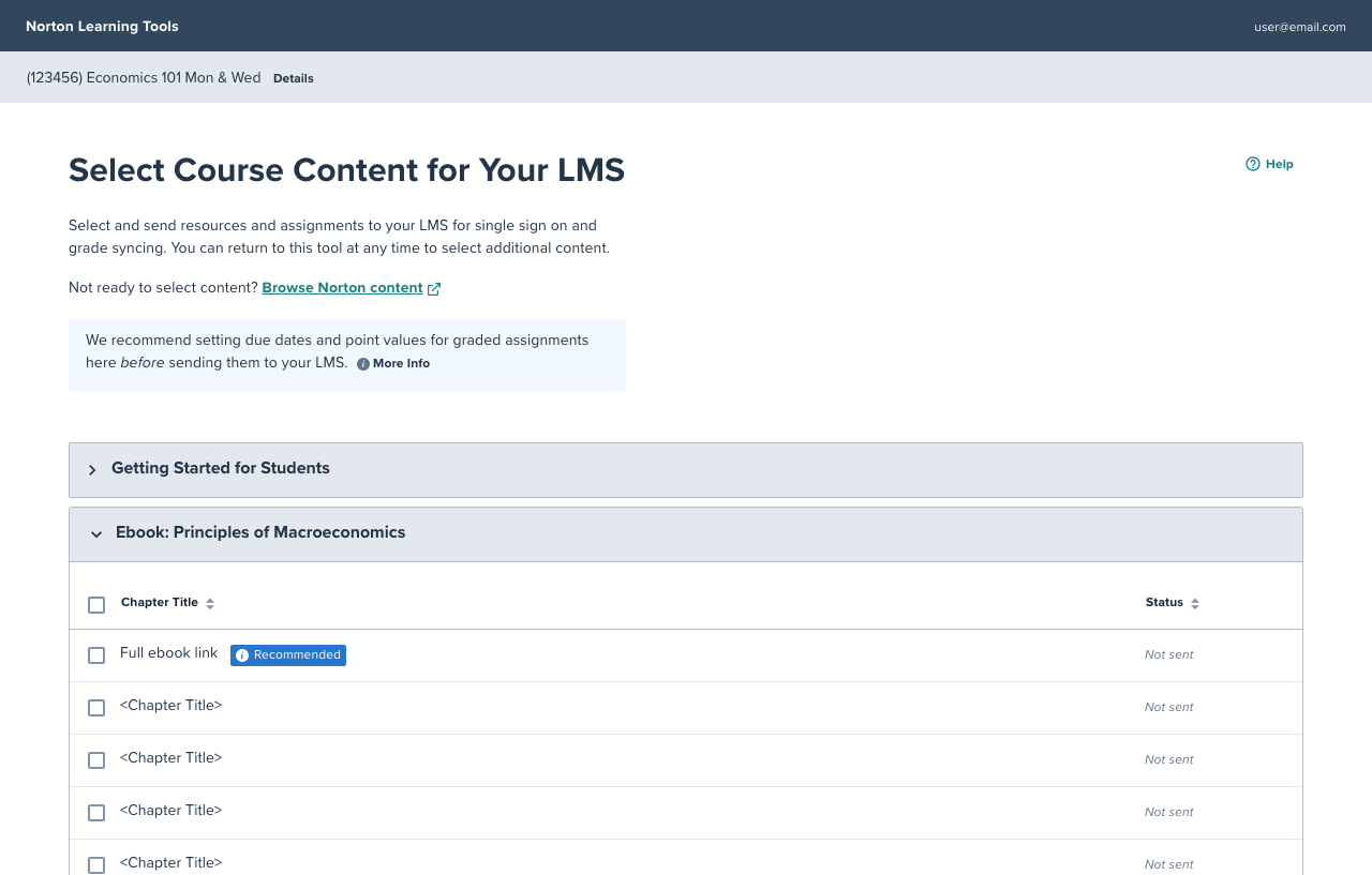 Screenshot of the existing Deep Linking Tool design.