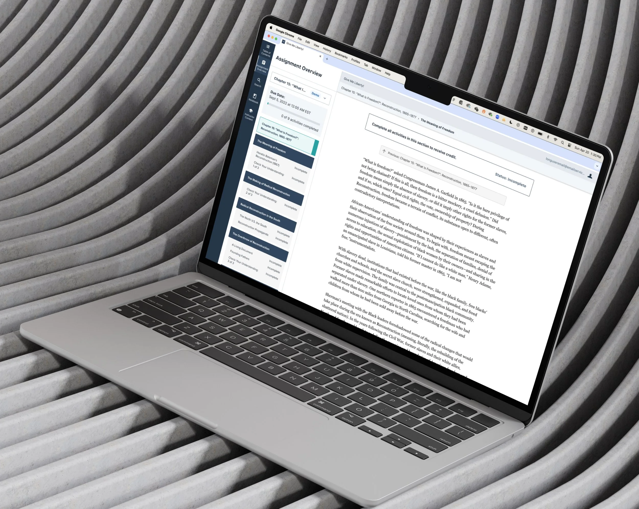 Screenshot of the final Norton Illumine Ebook design.